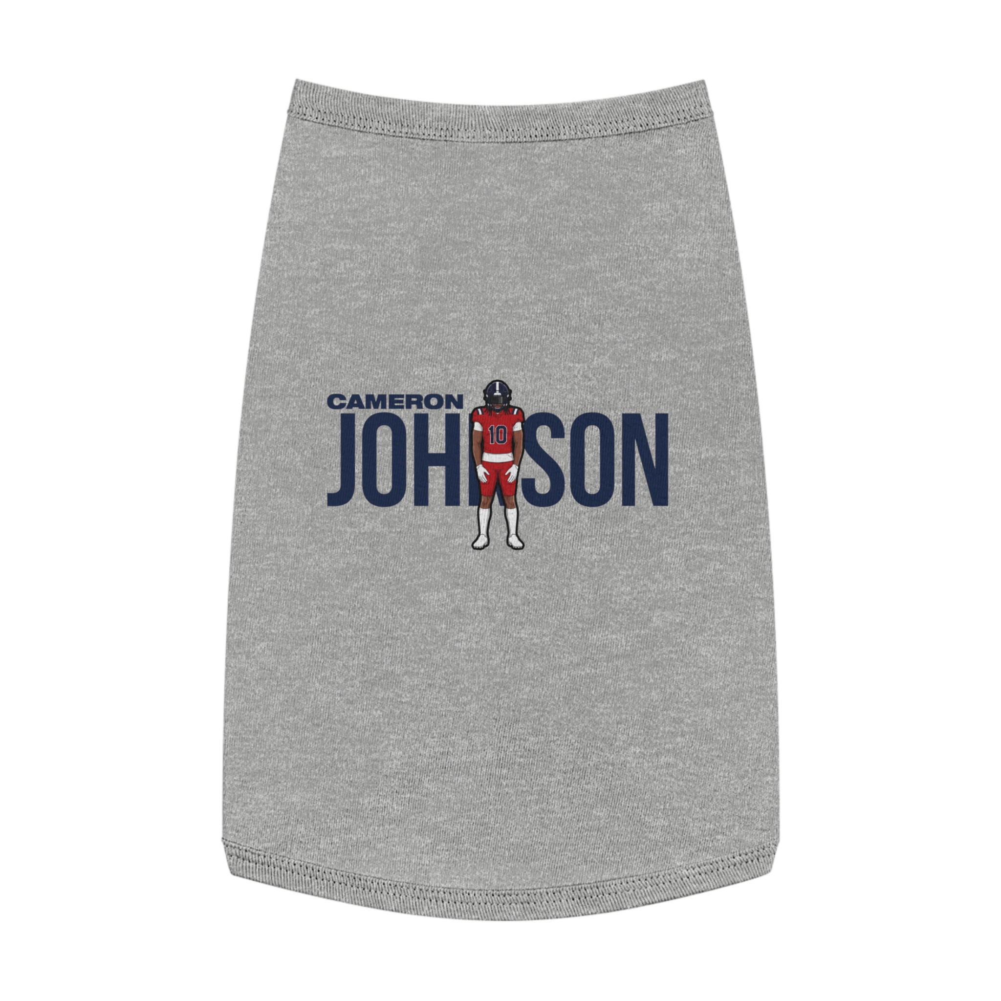 Pet Tank Top — character_player_name in White
