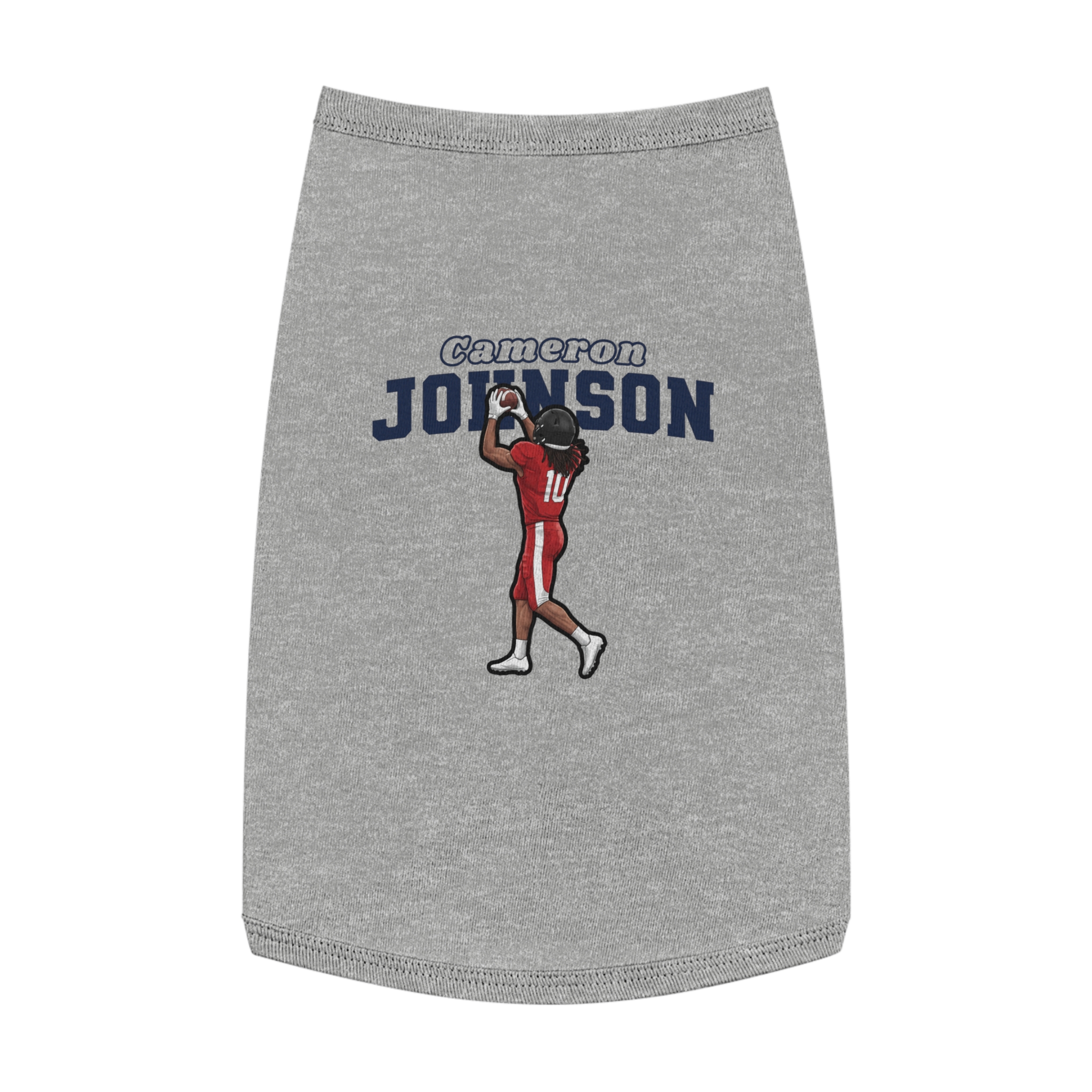 Pet Tank Top — character_name_arch in White