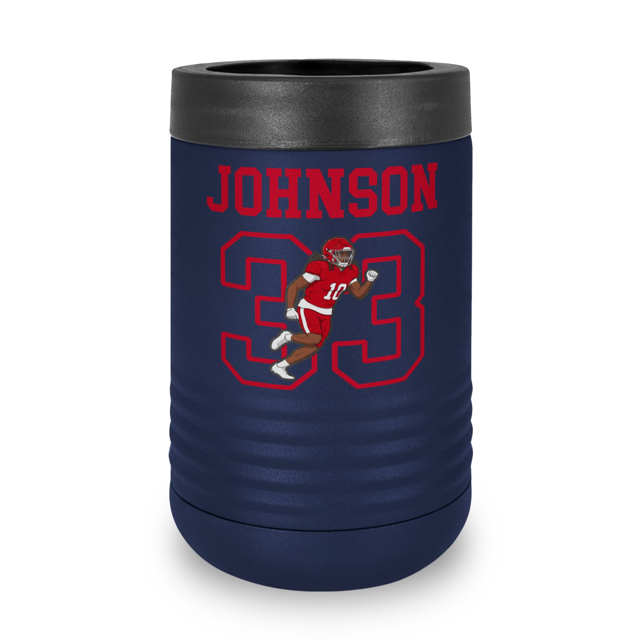 Stainless Can Cooler — character_shirsey in Navy