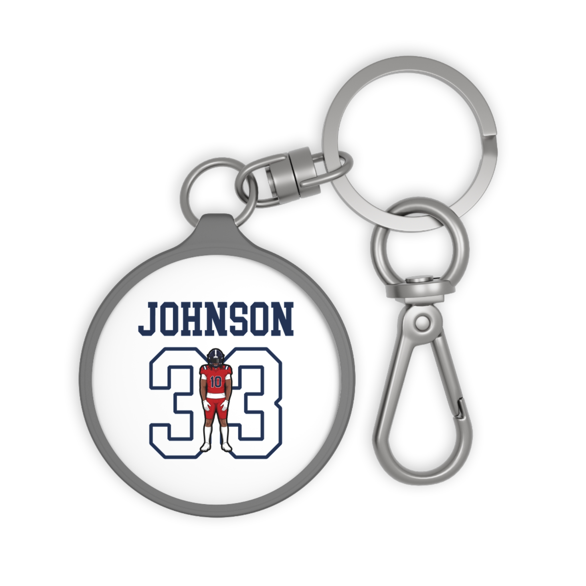Keychain — character_shirsey in Grey