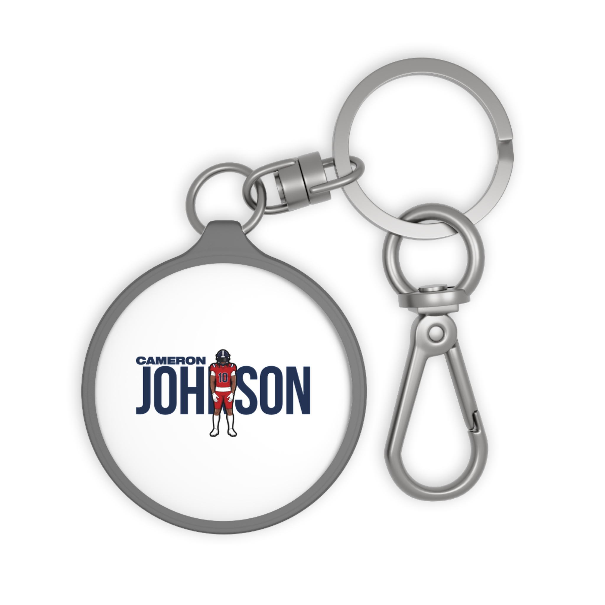 Keychain — character_player_name in Grey