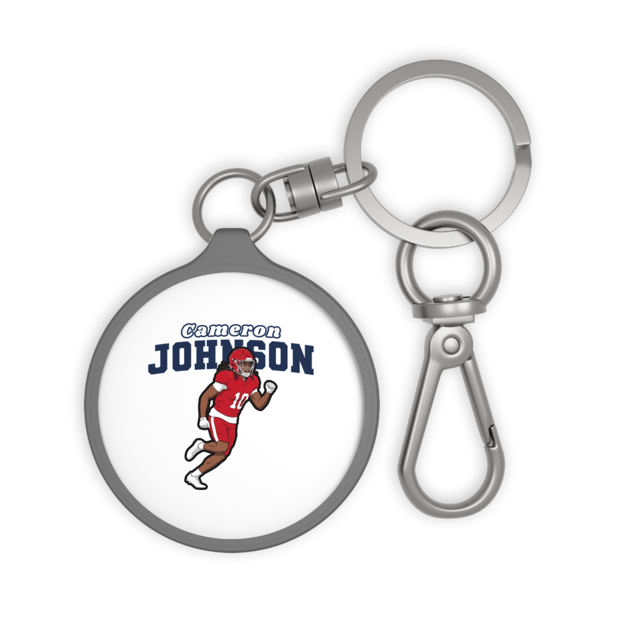 Keychain — character_name_arch in Grey