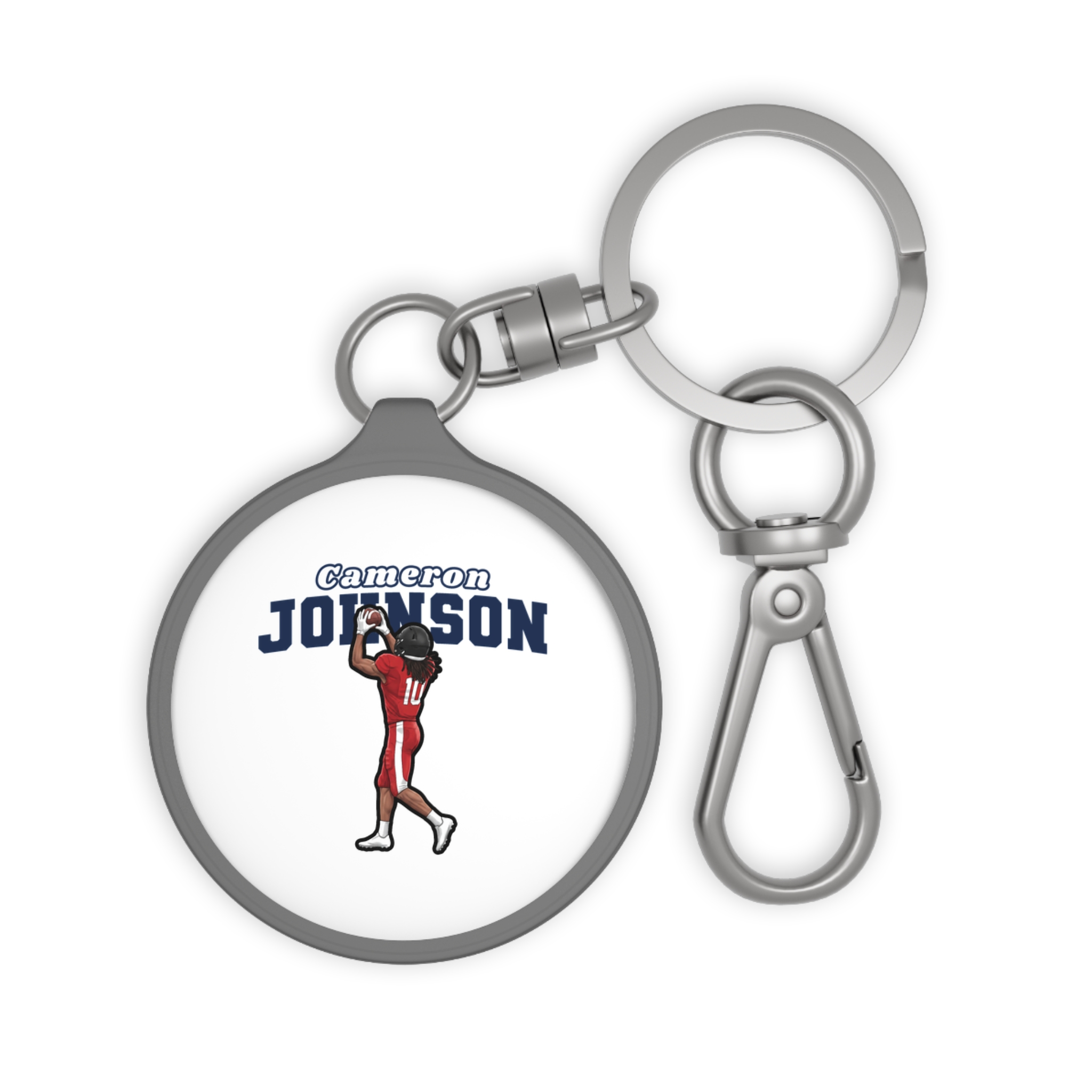 Keychain — character_name_arch in Grey