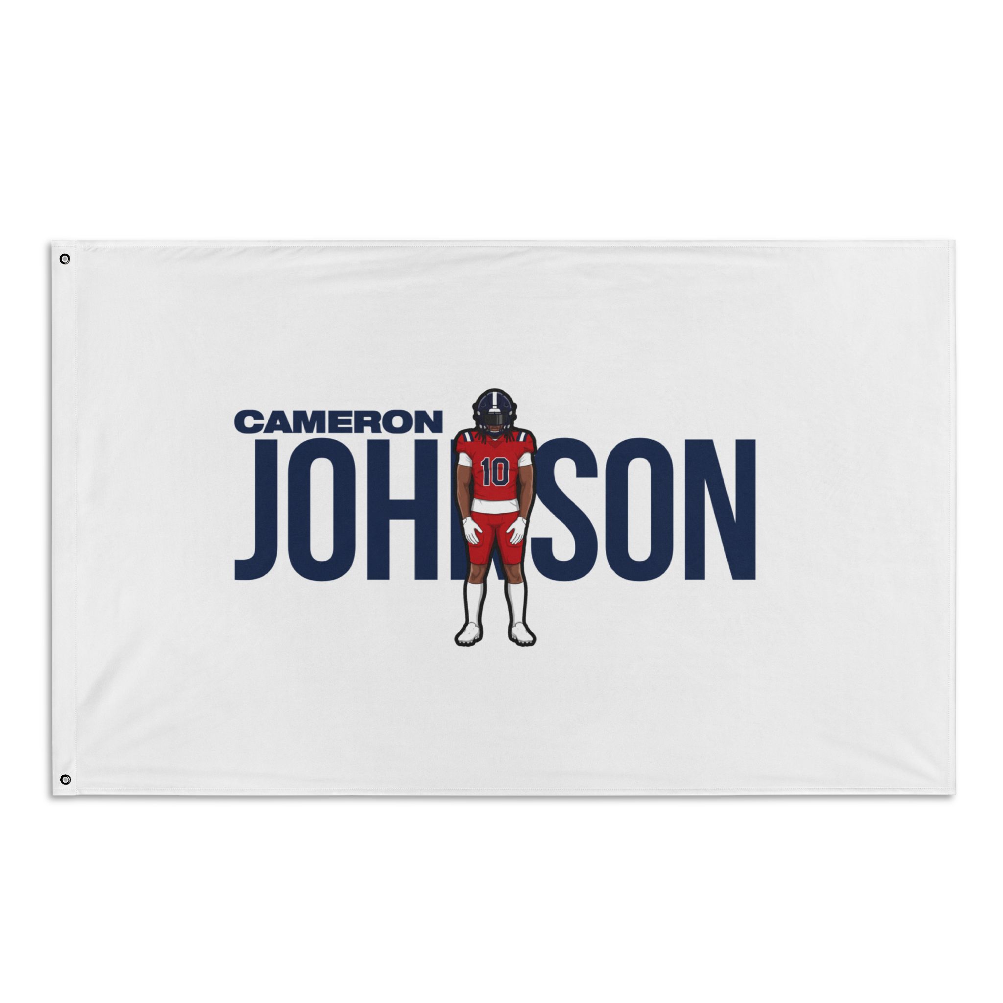 Flag (35 × 56 in) — character_player_name in Classic