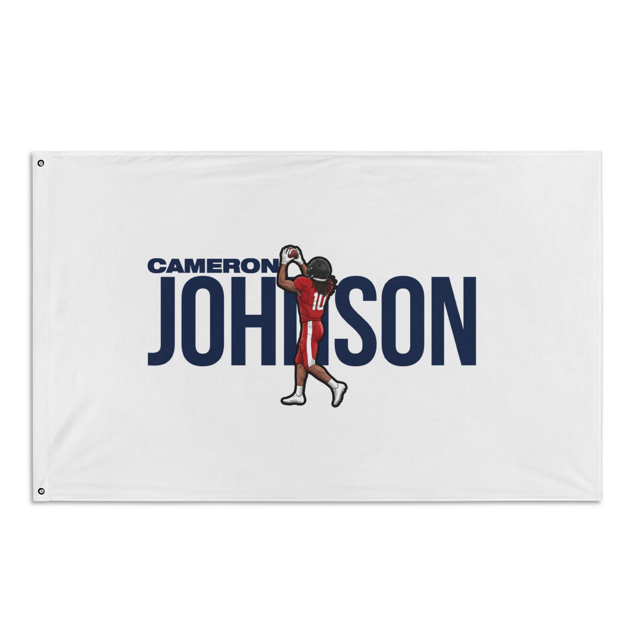 Flag (35 × 56 in) — character_player_name in Classic