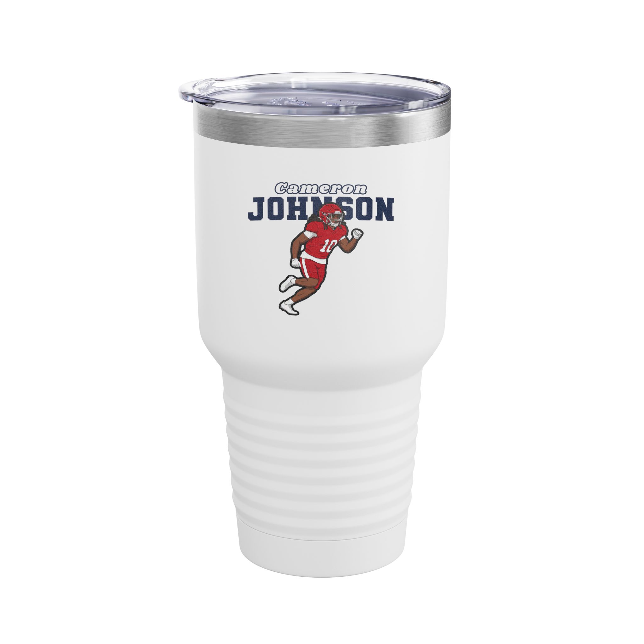 30oz Tumbler — character_name_arch in White
