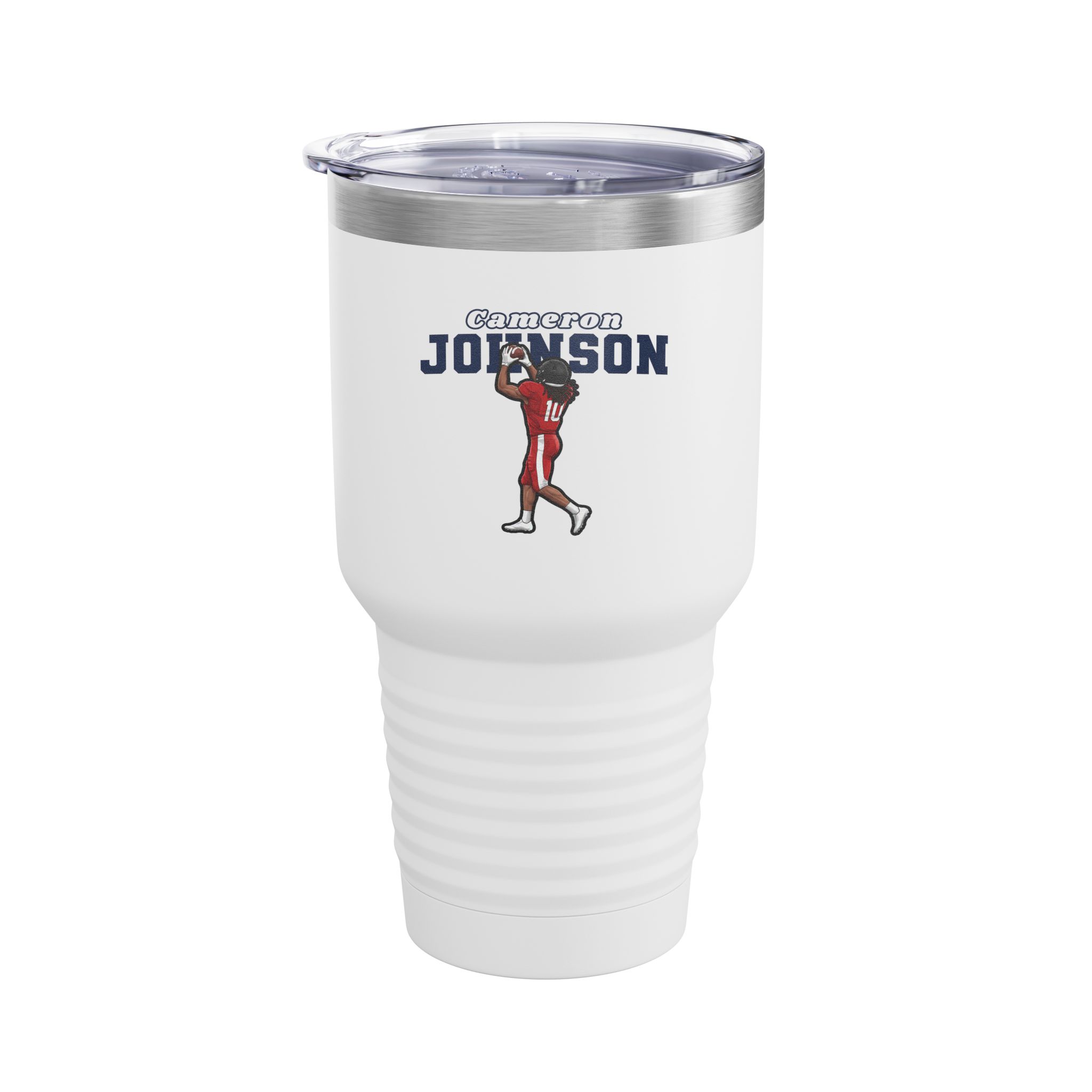 30oz Tumbler — character_name_arch in White