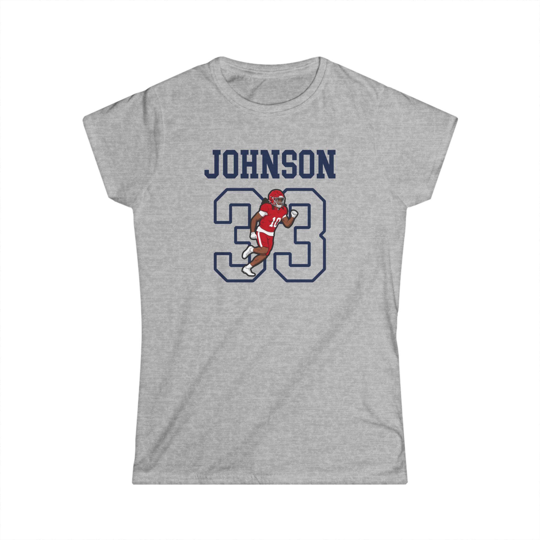 Women's Softstyle Tee — character_shirsey in Grey