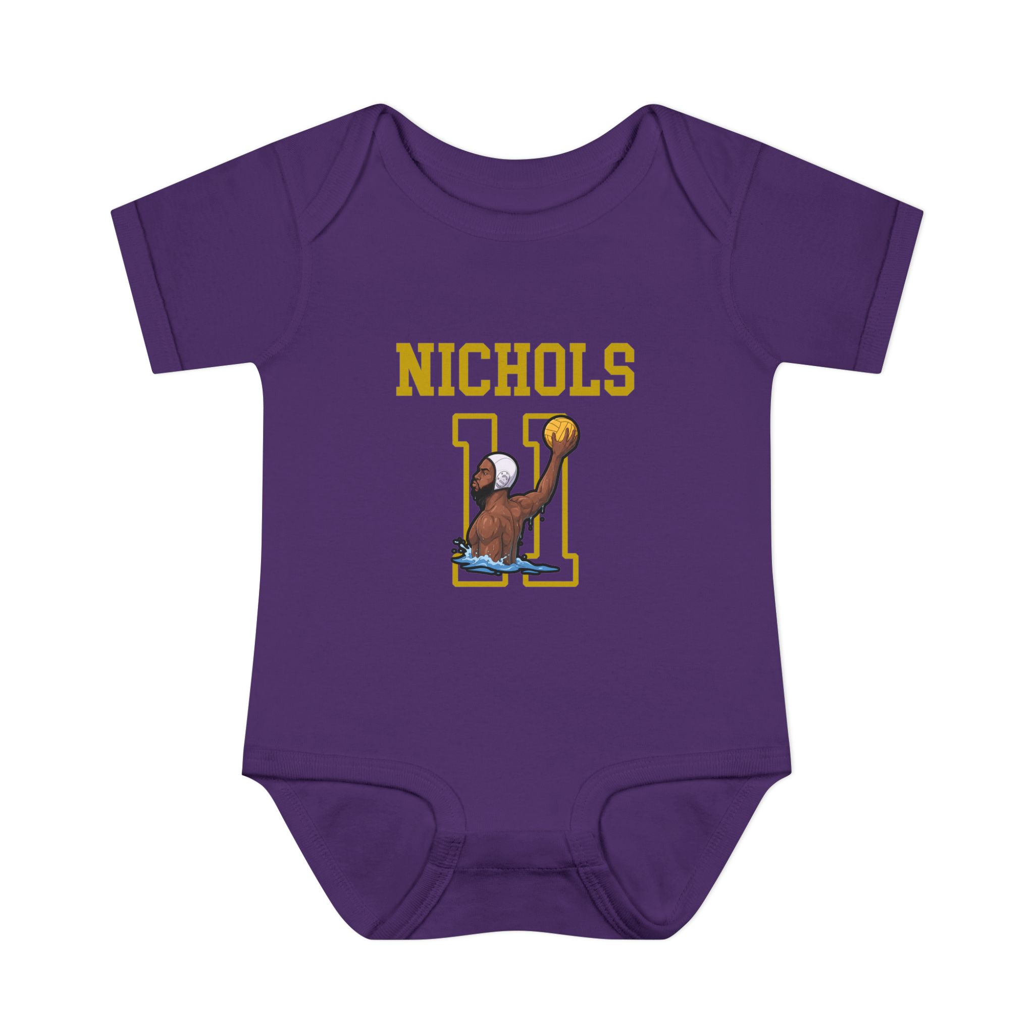 Baby Onesie — character_shirsey in Purple
