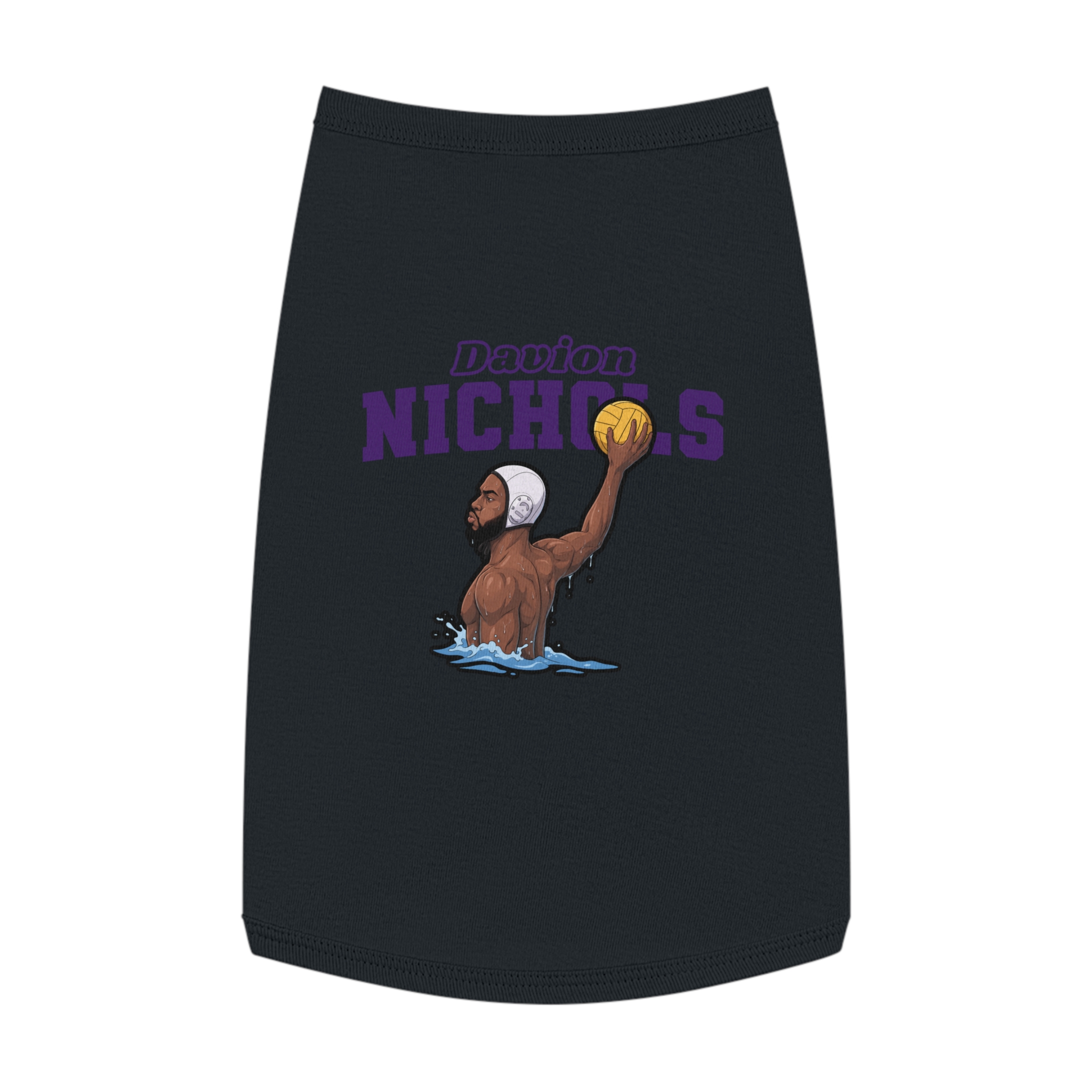 Pet Tank Top — character_name_arch in White