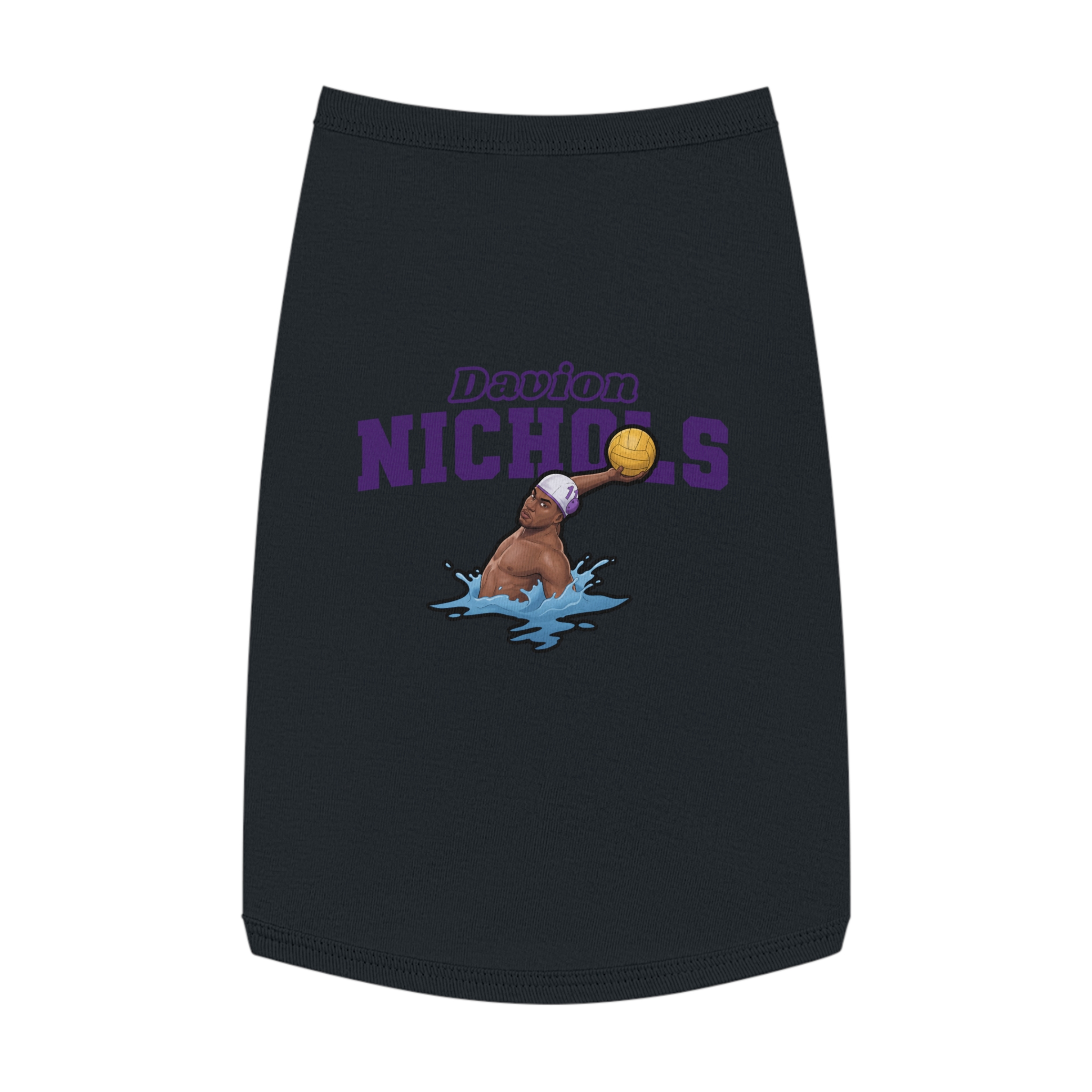 Pet Tank Top — character_name_arch in White