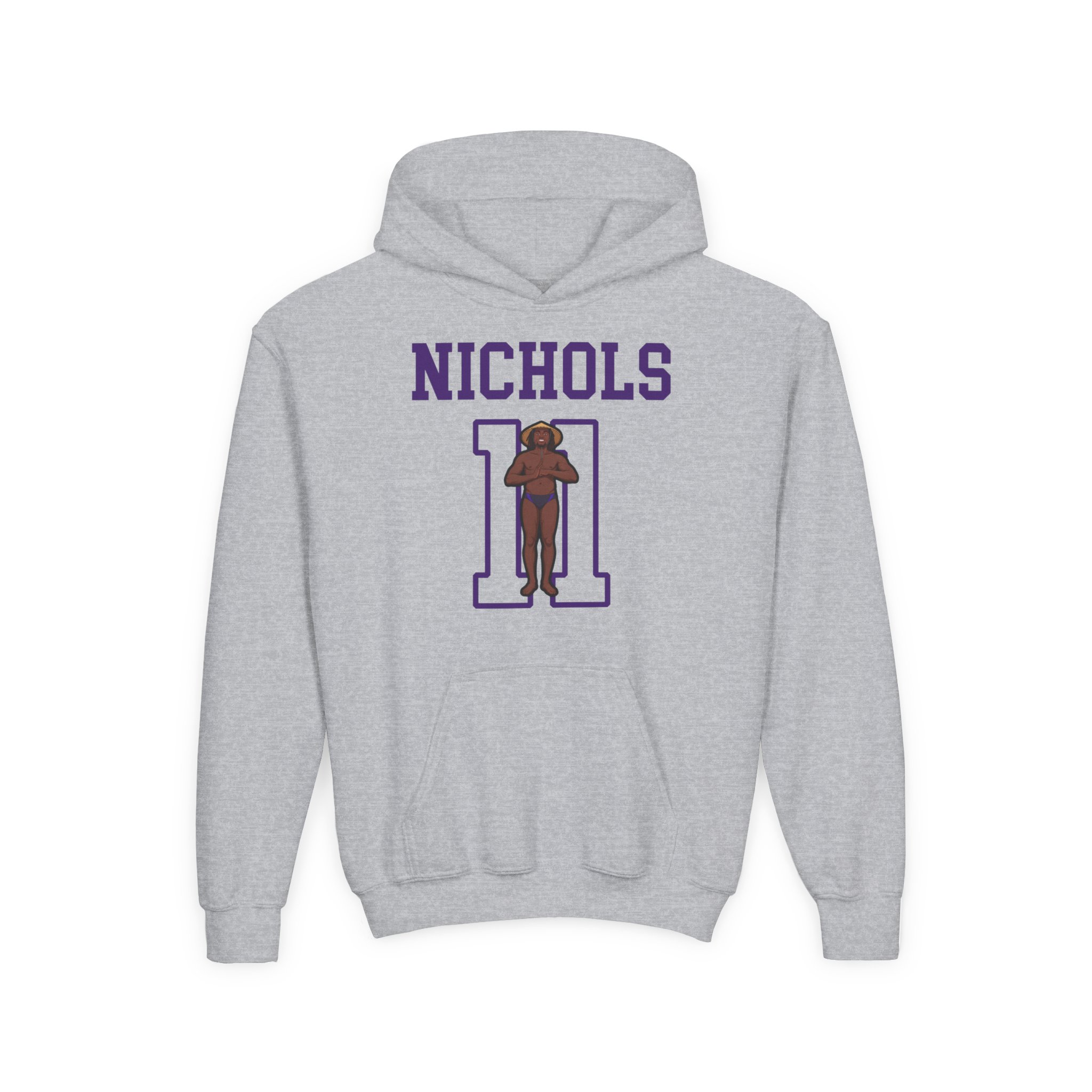 Youth Hoodie — character_shirsey in Grey