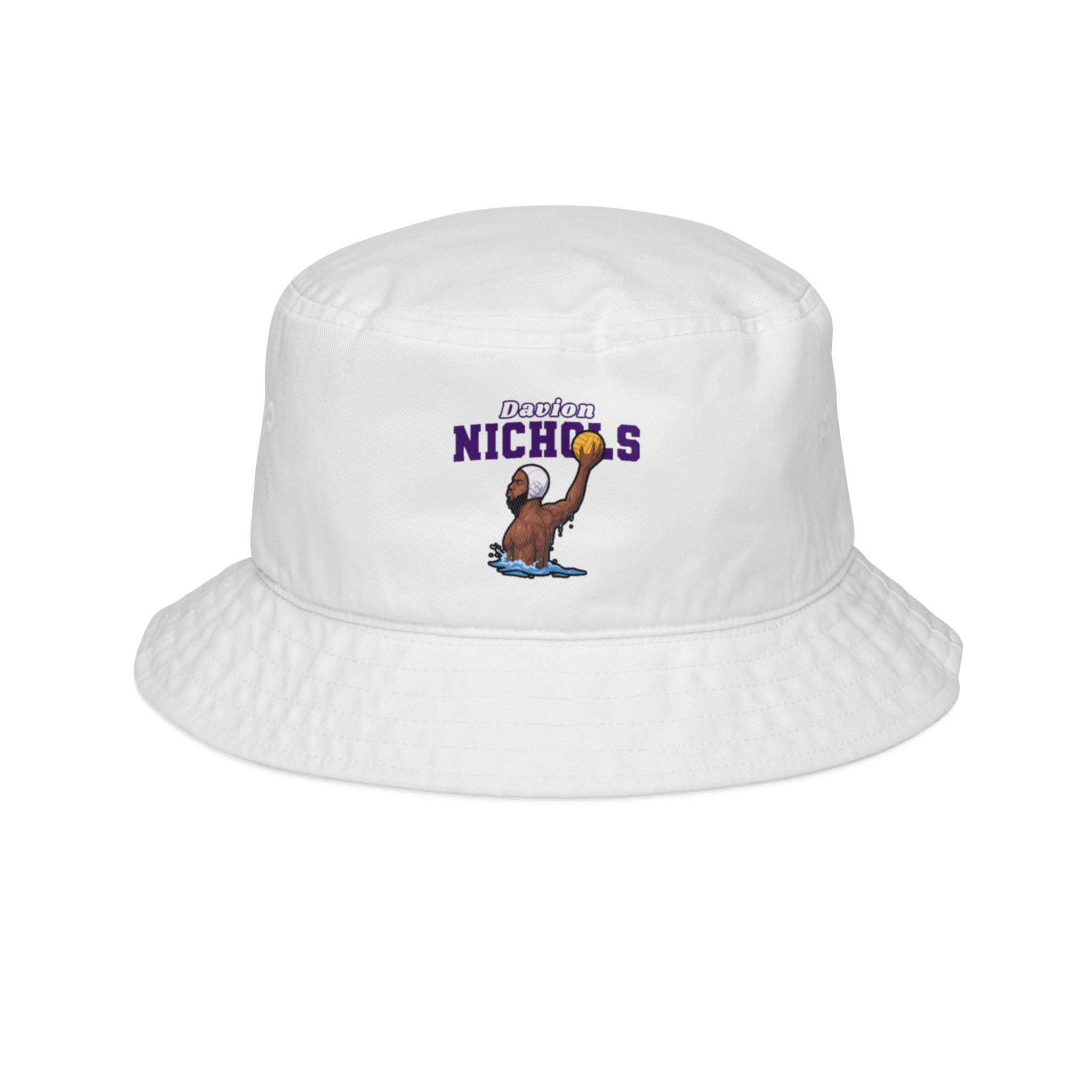 Bucket Hat — character_name_arch in White