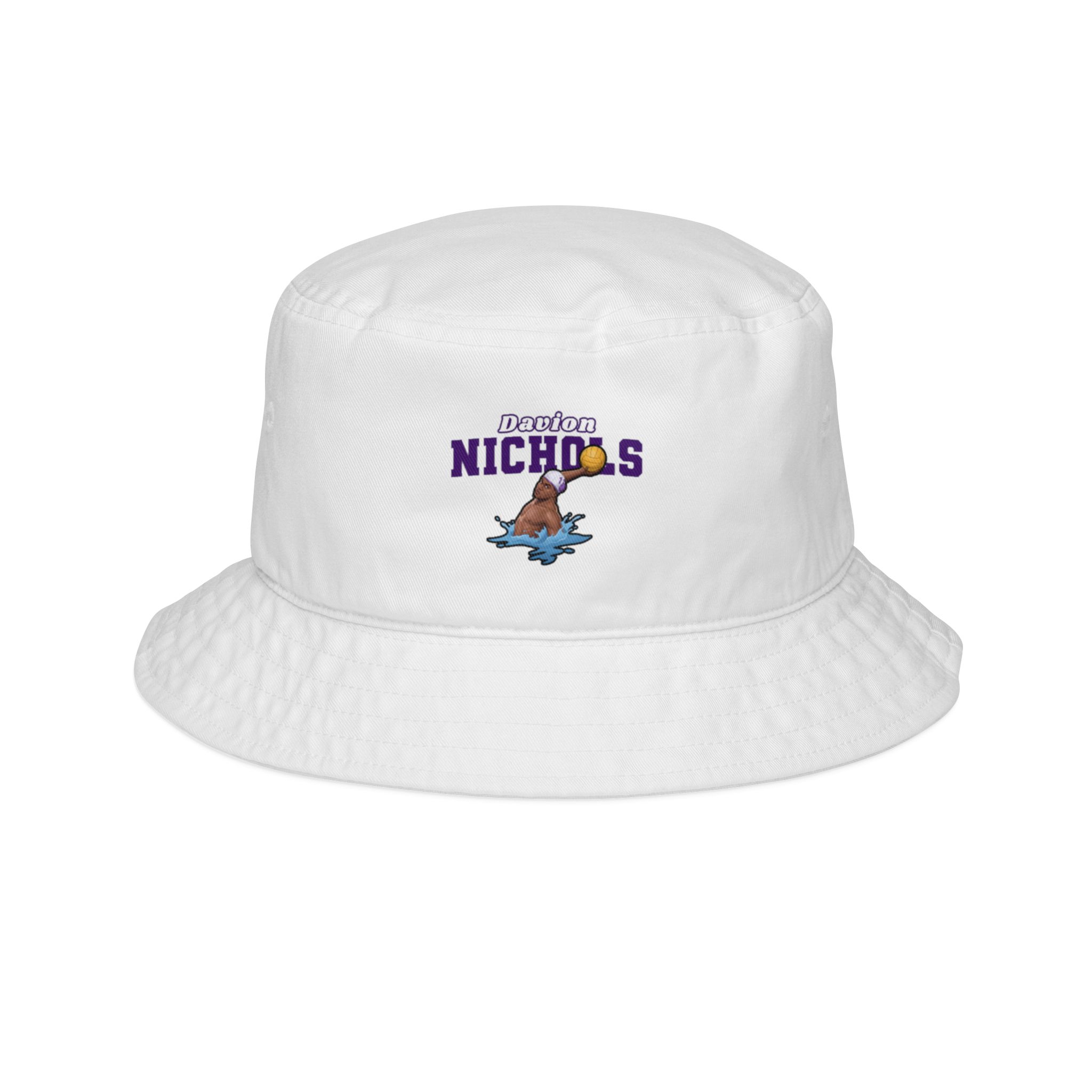 Bucket Hat — character_name_arch in White