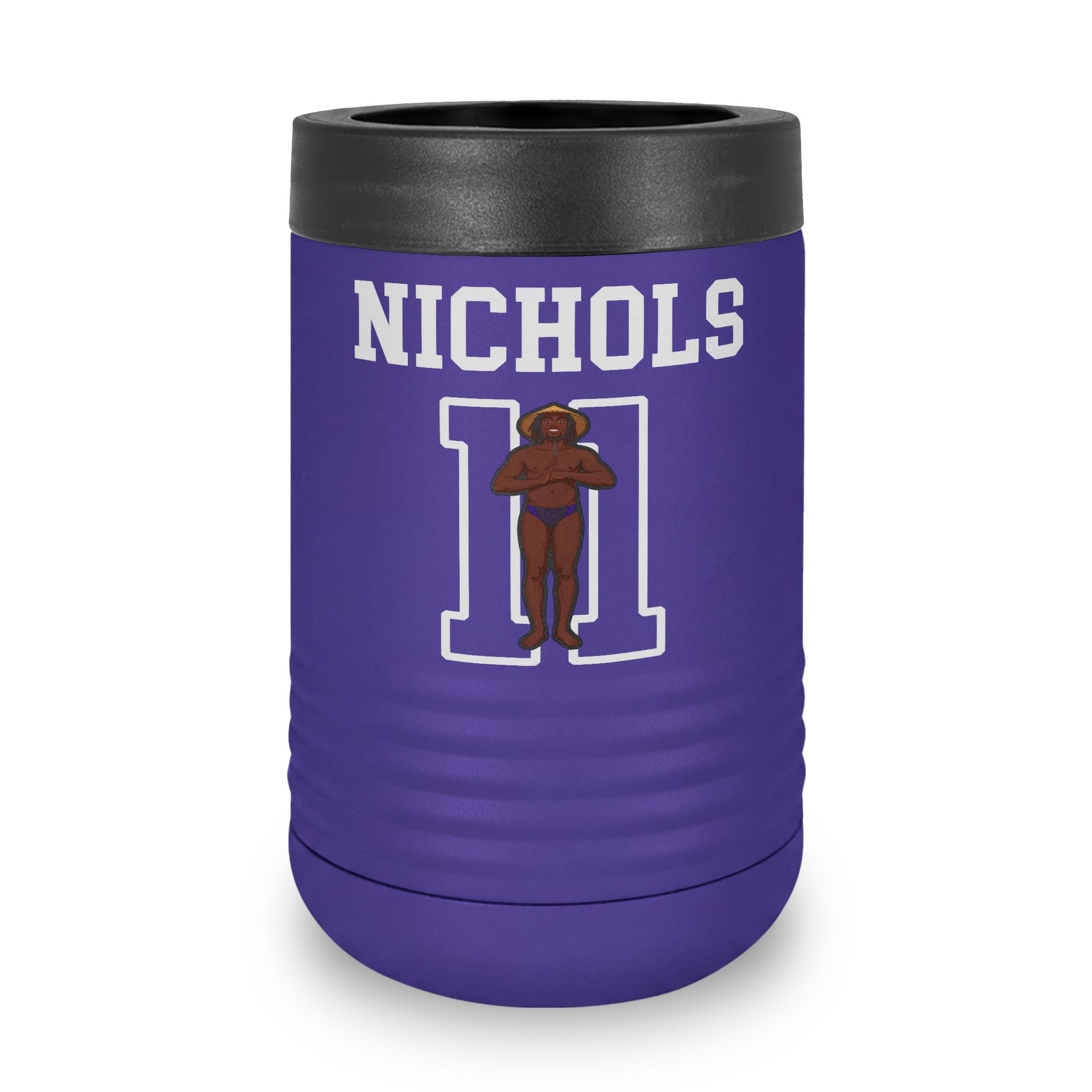 Stainless Can Cooler — character_shirsey in Purple