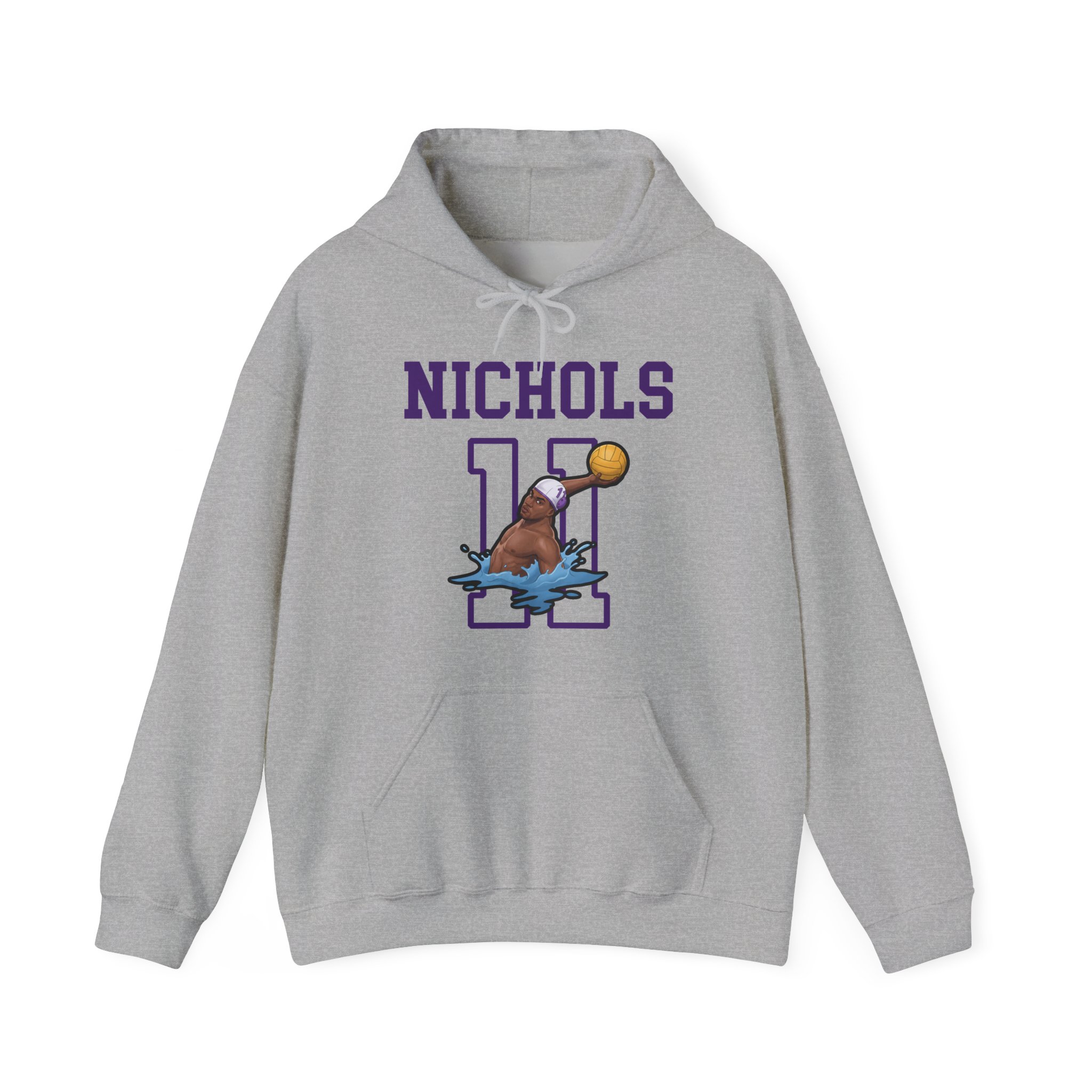 Hoodie — character_shirsey in Grey
