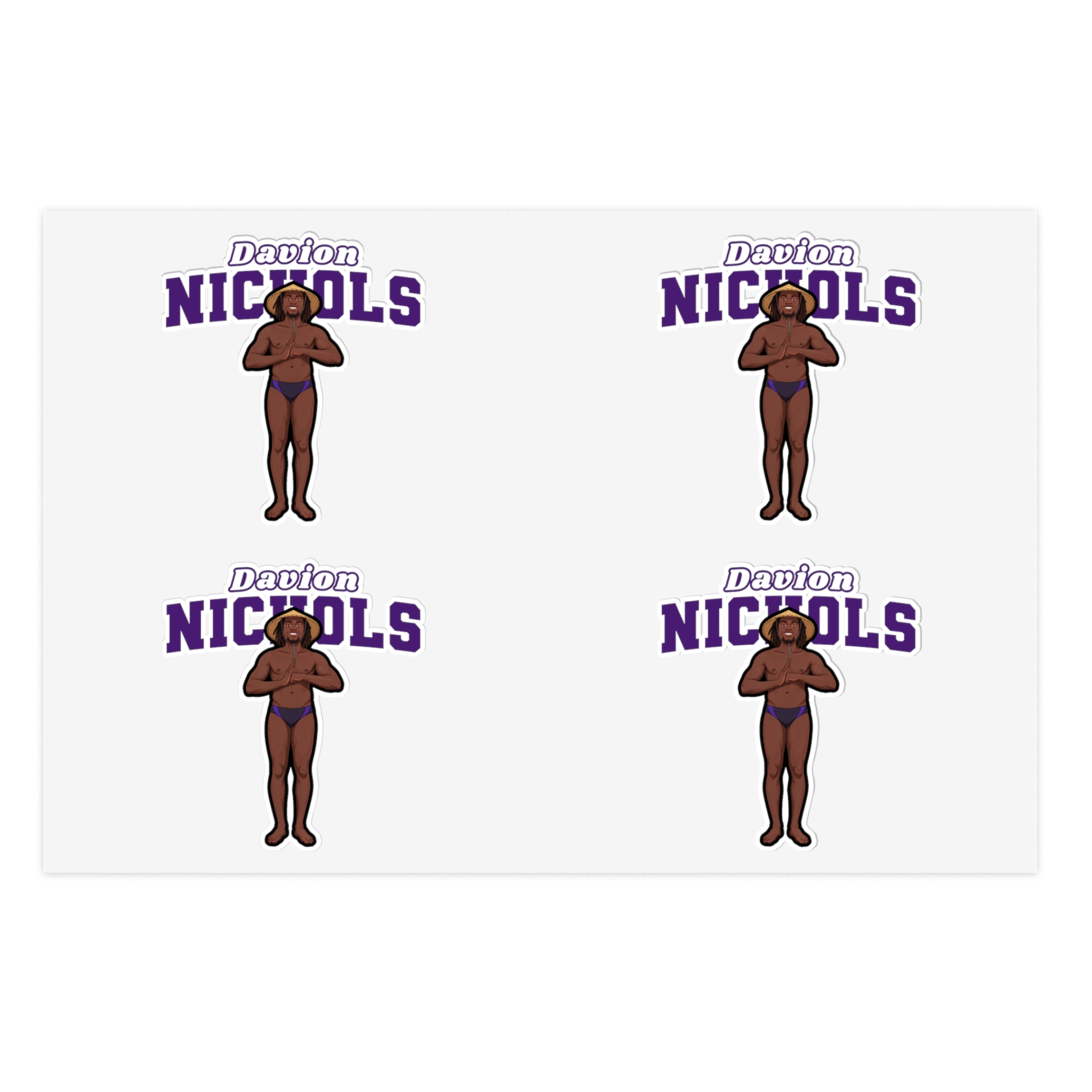 Sticker Sheet — character_name_arch in Classic