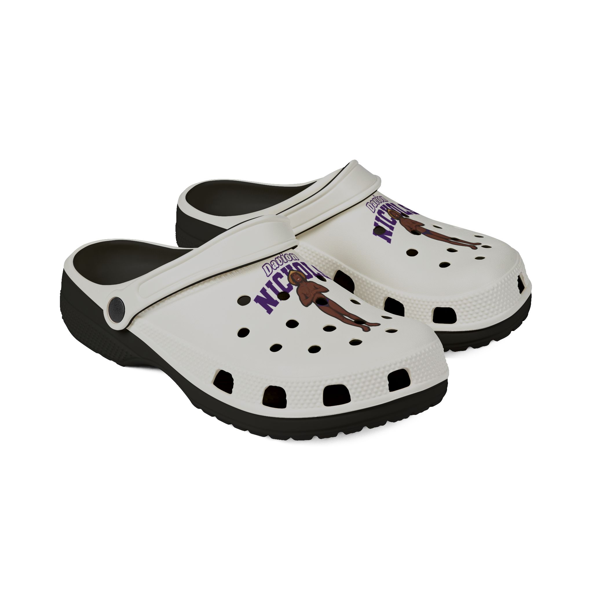 Rubber Clogs — character_name_arch in Black