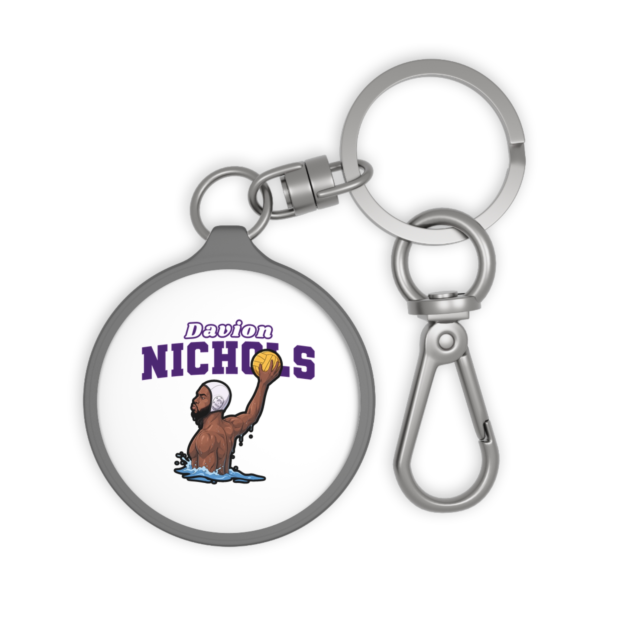 Keychain — character_name_arch in Grey