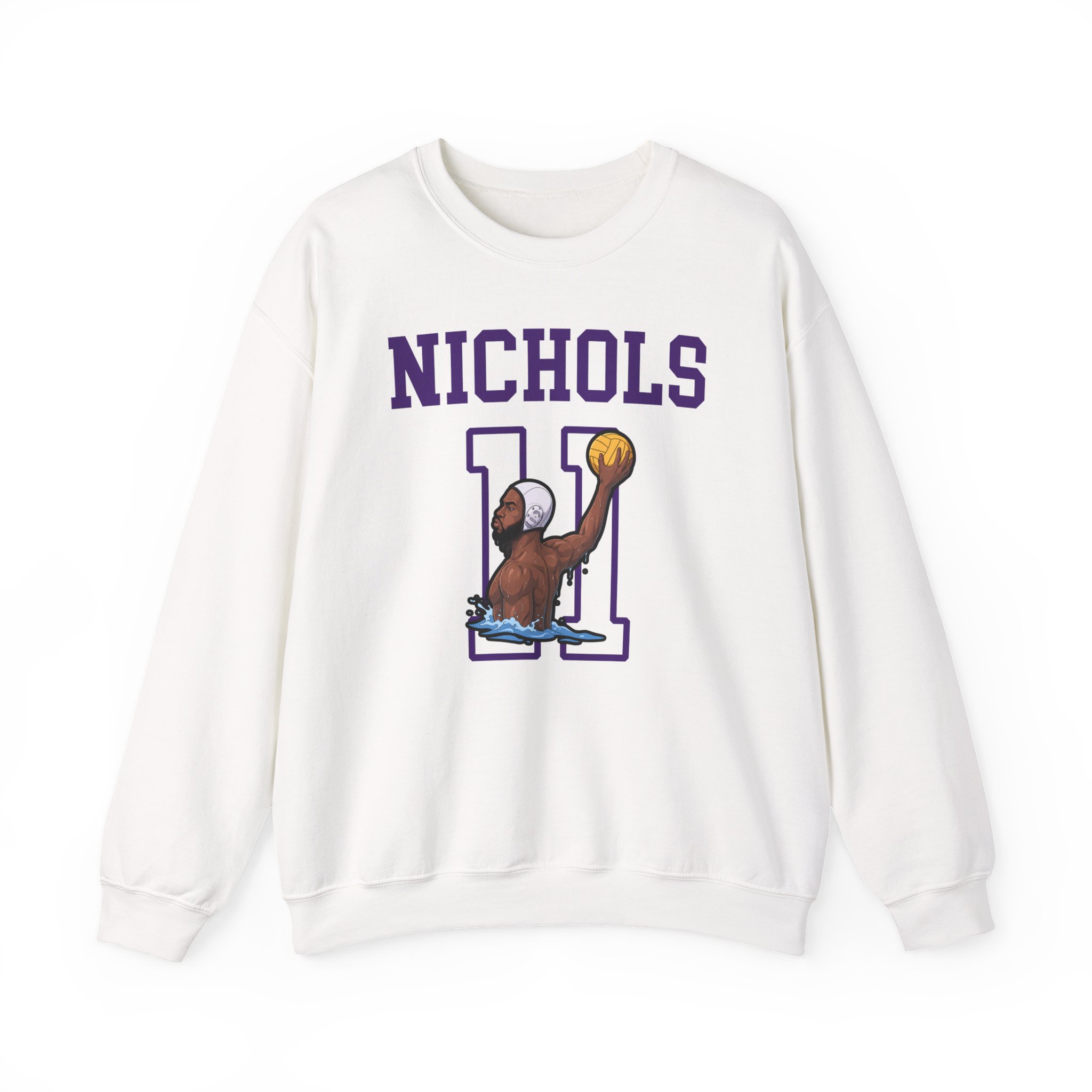 Crewneck Sweatshirt — character_shirsey in White