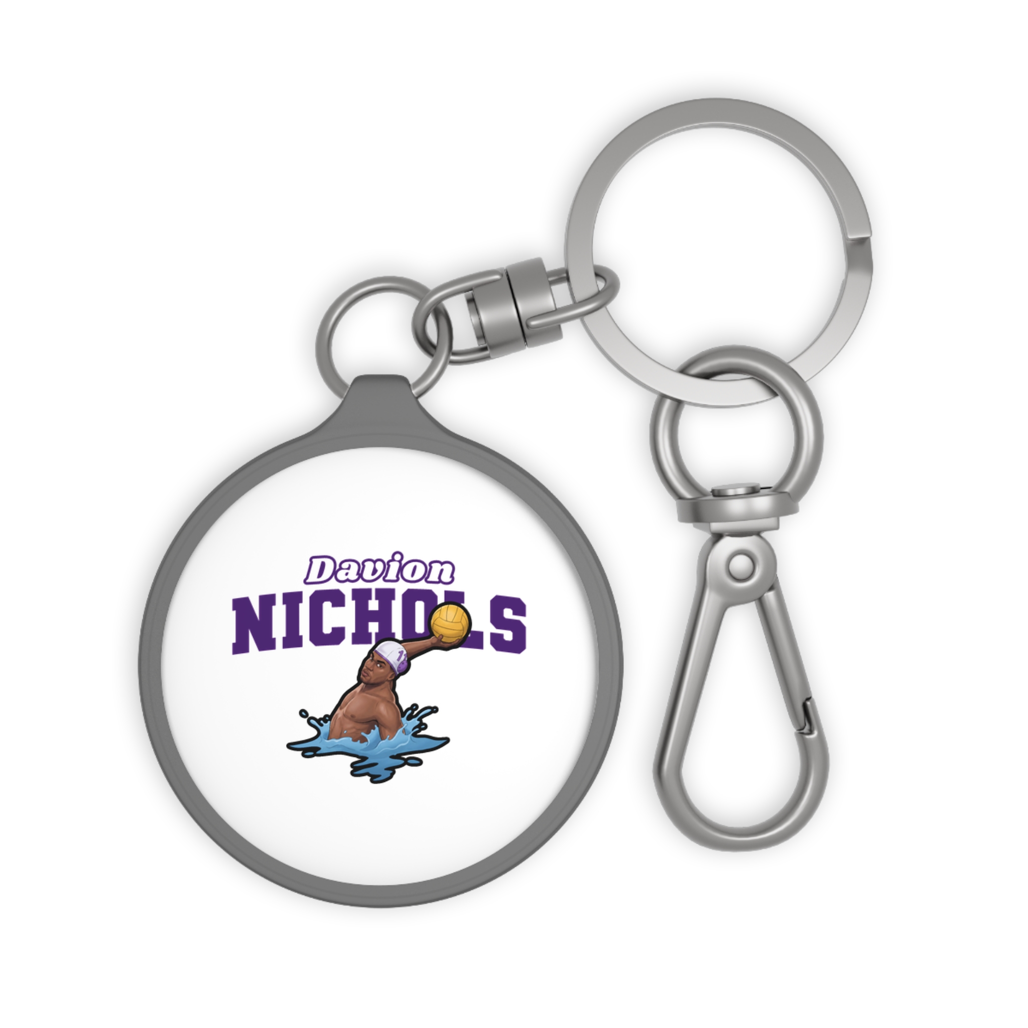Keychain — character_name_arch in Grey