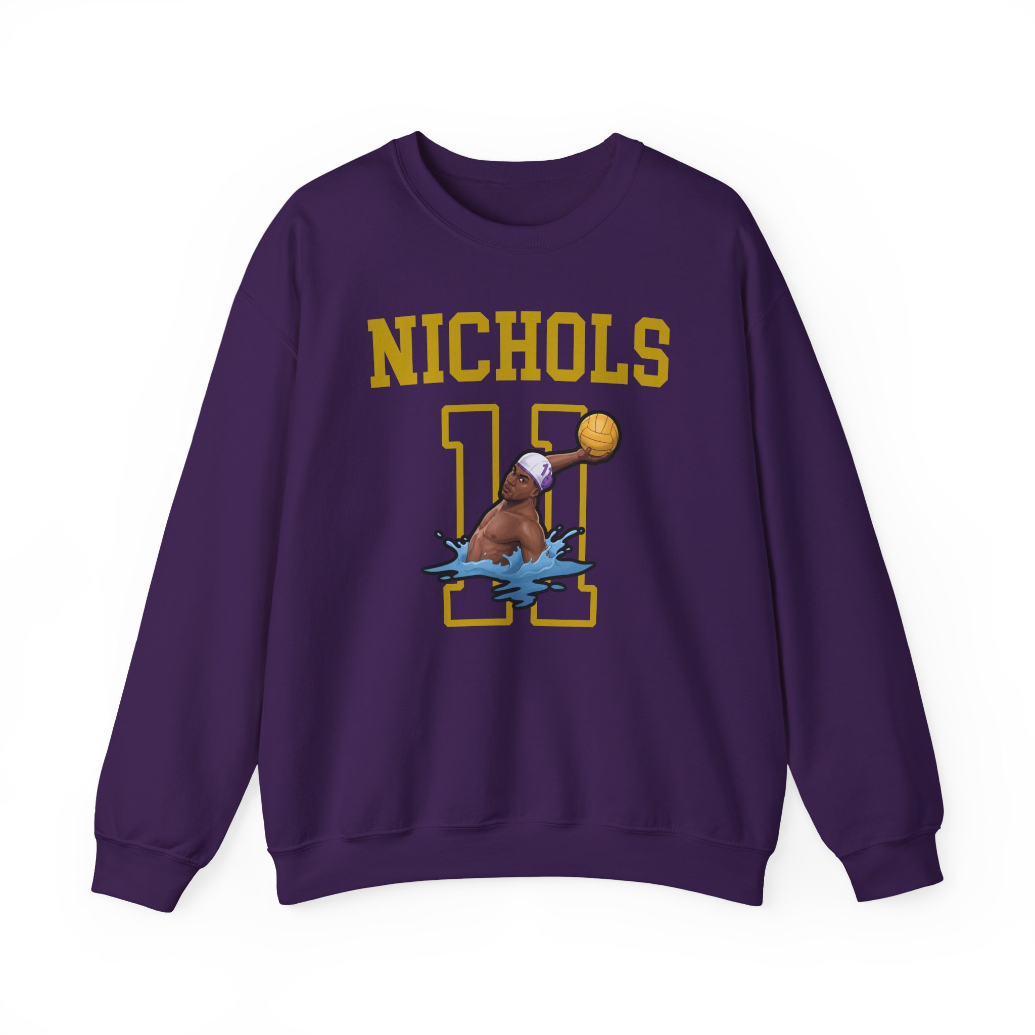 Crewneck Sweatshirt — character_shirsey in Purple