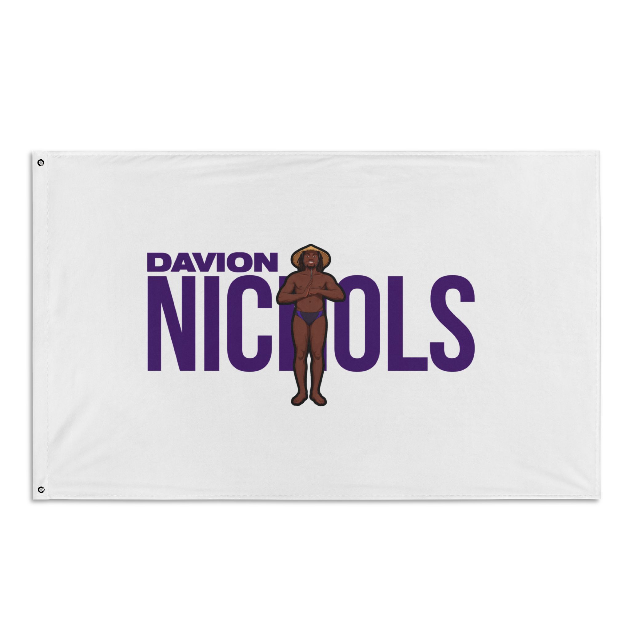 Flag (35 × 56 in) — character_player_name in Classic