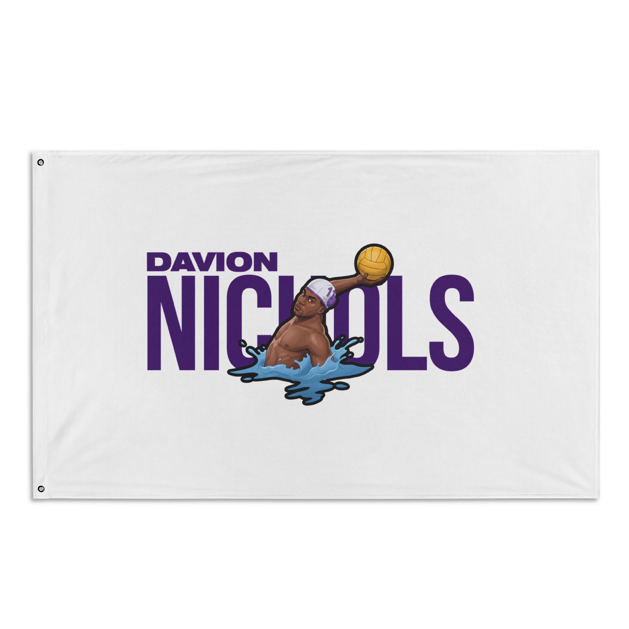 Flag (35 × 56 in) — character_player_name in Classic