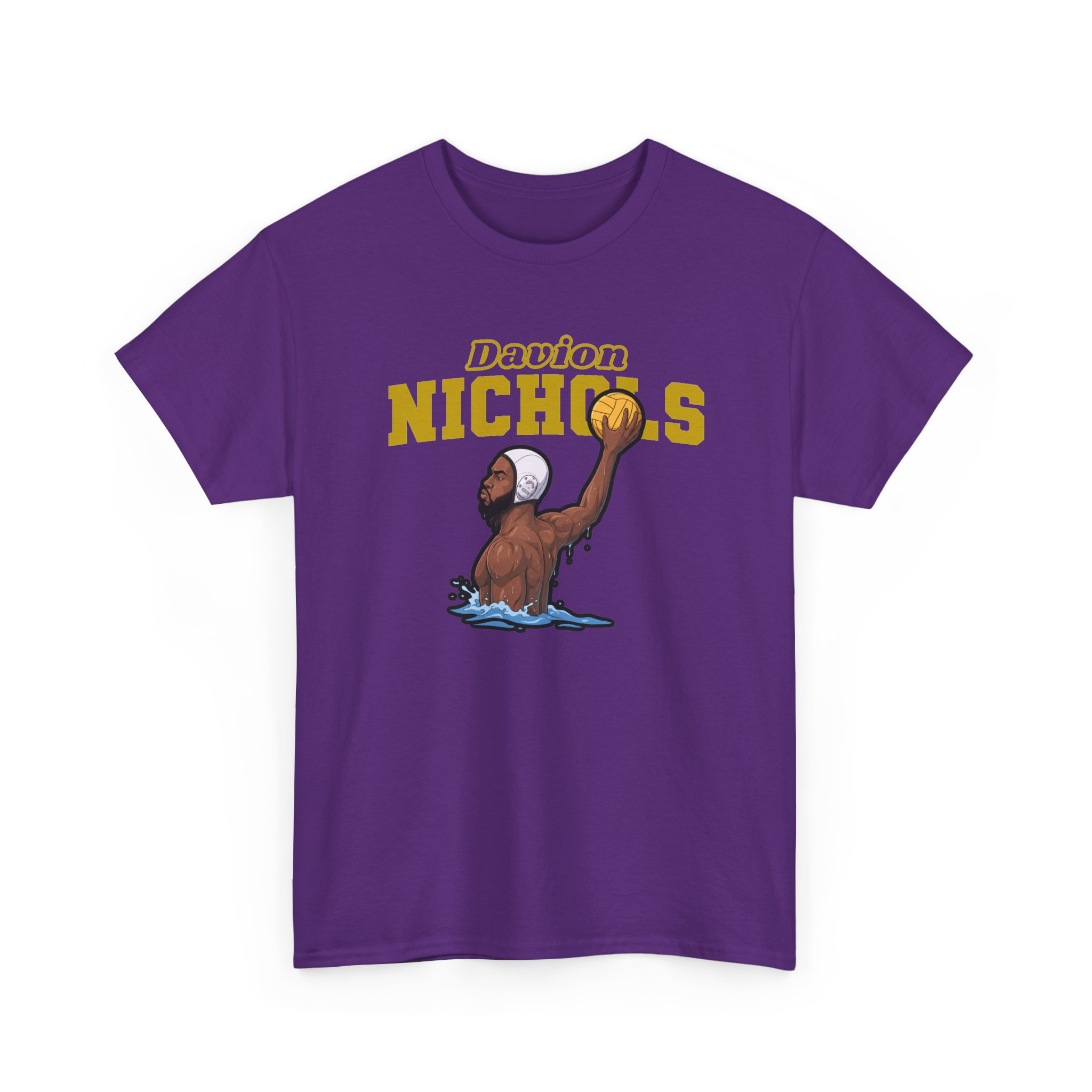 Tee — character_name_arch in Purple