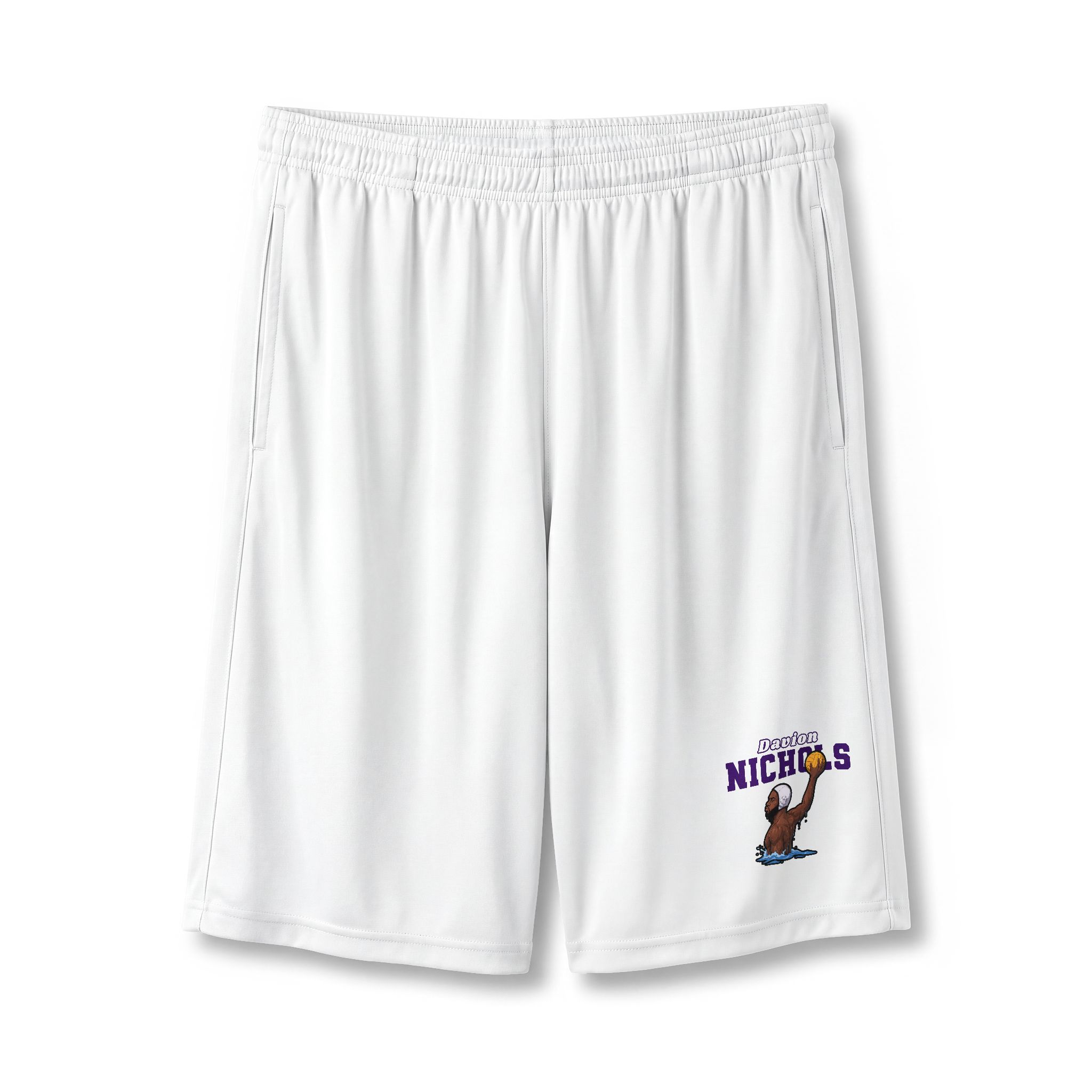 Shorts — character_name_arch in White