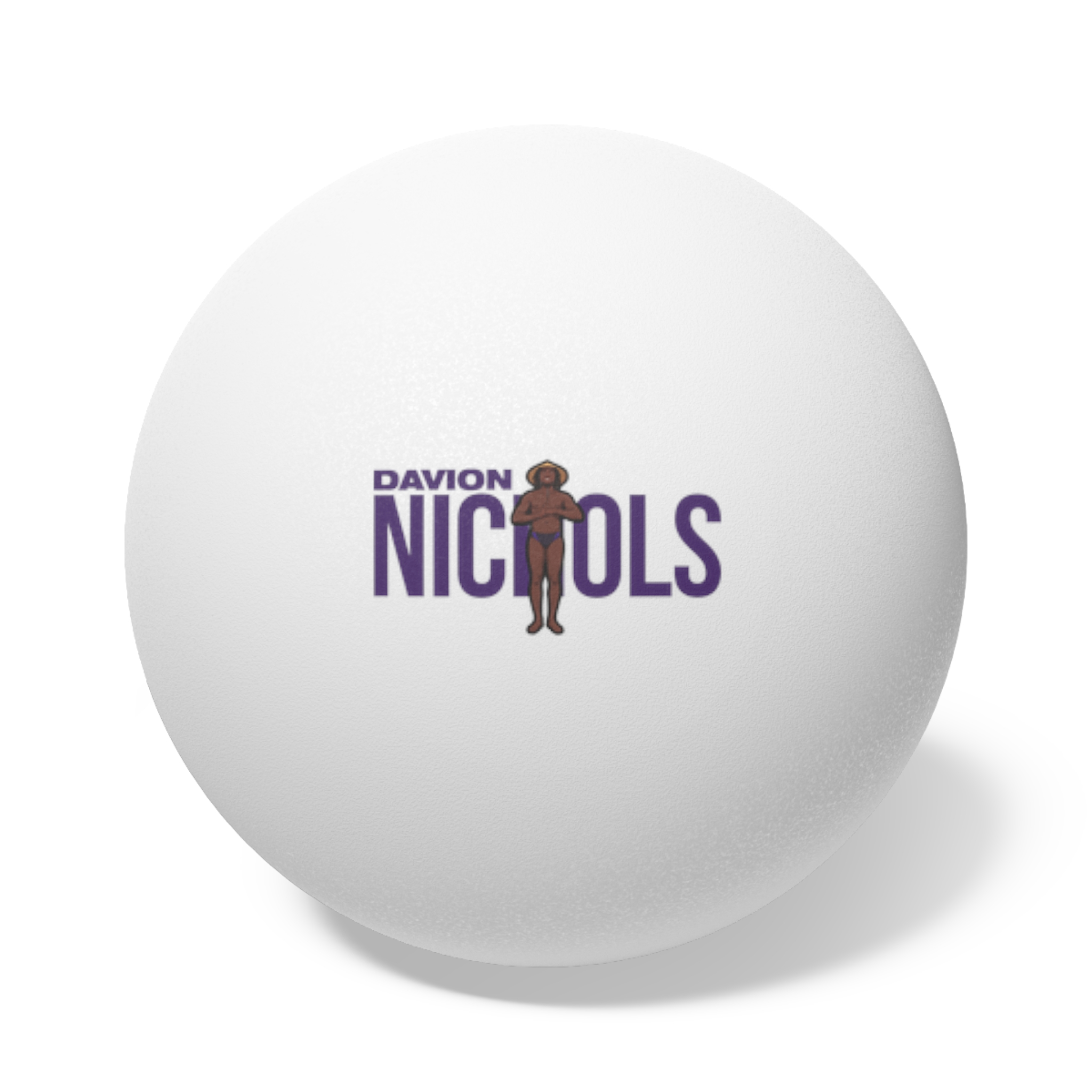 Ping Pong Balls, 6 pcs — character_player_name in White