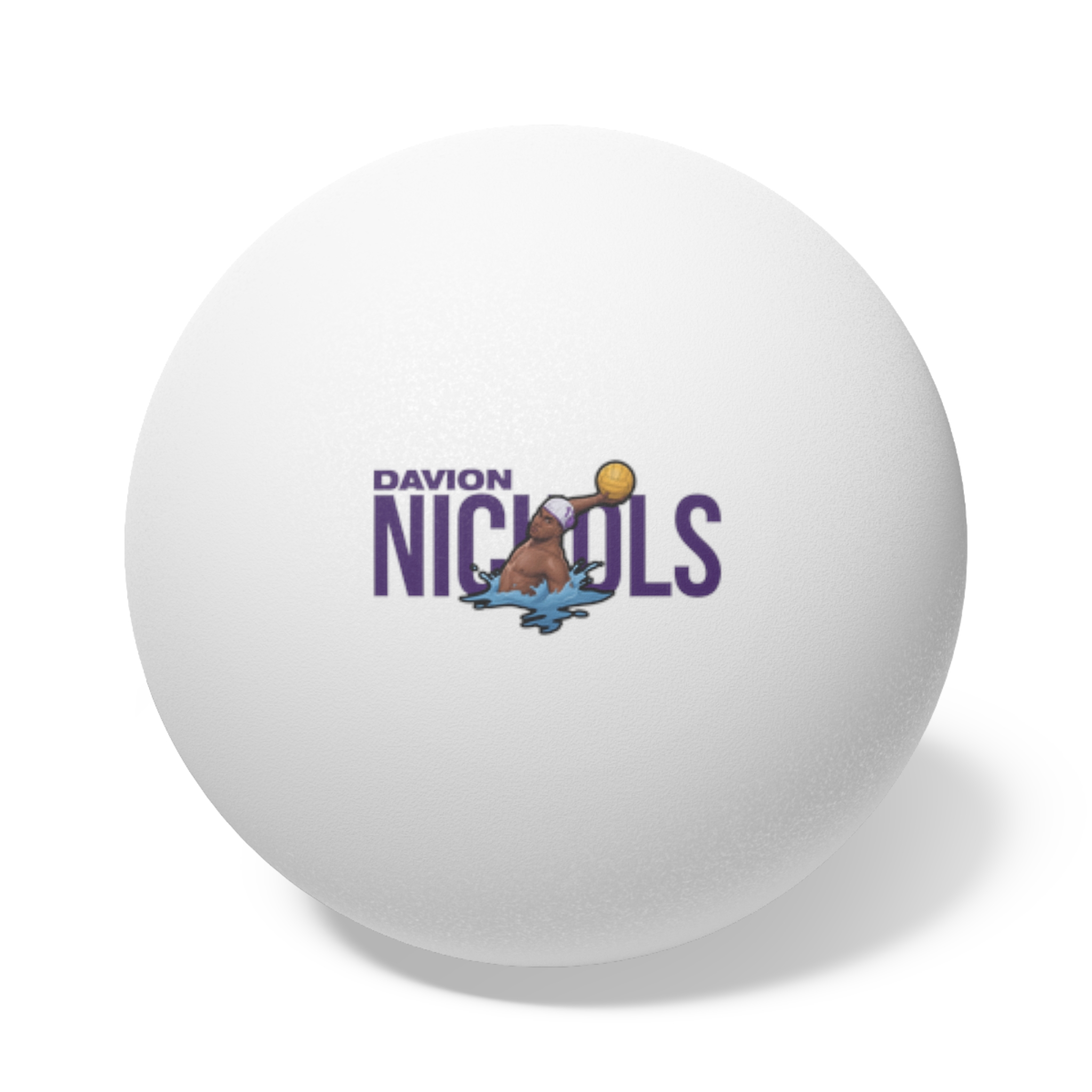 Ping Pong Balls, 6 pcs — character_player_name in White