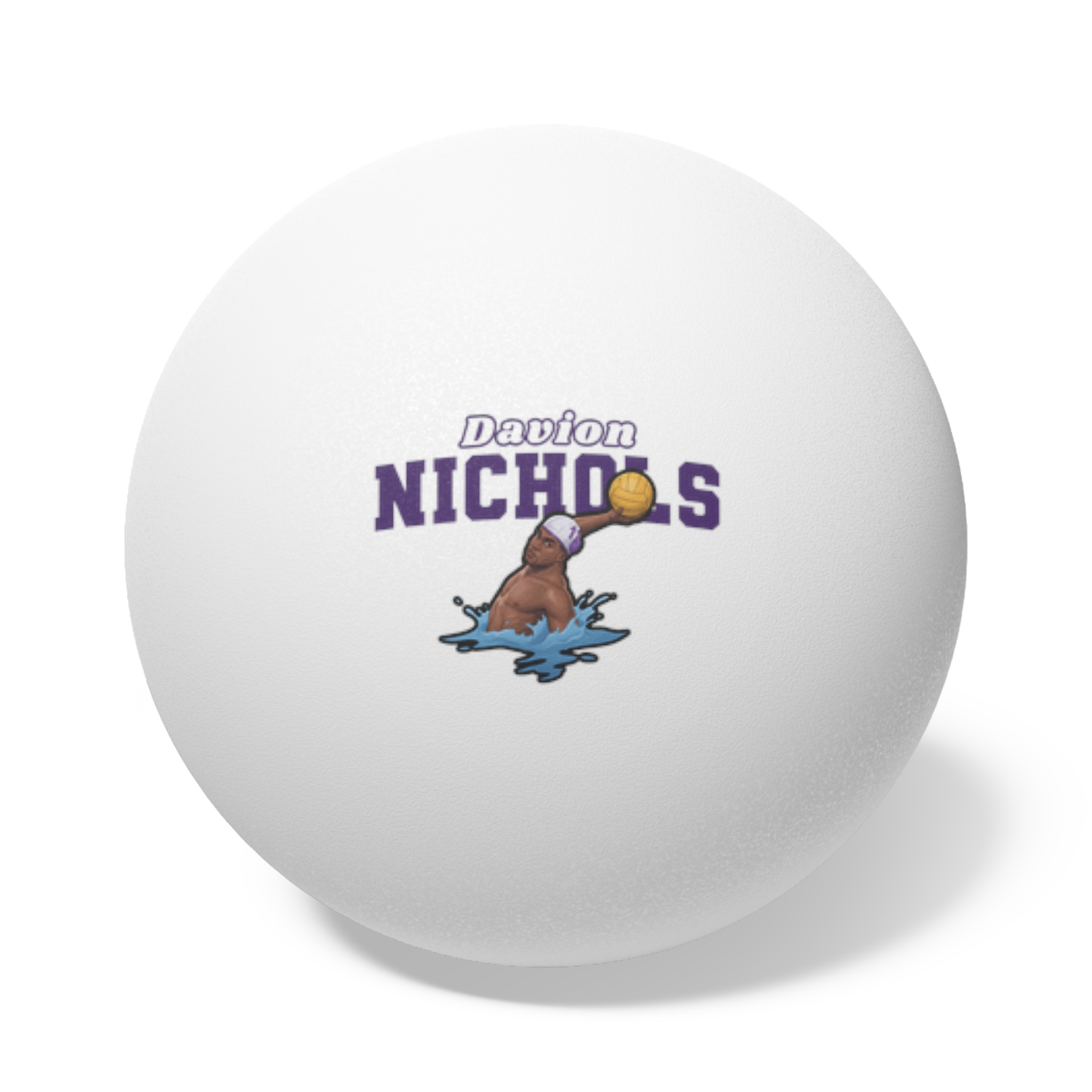 Ping Pong Balls, 6 pcs — character_name_arch in White