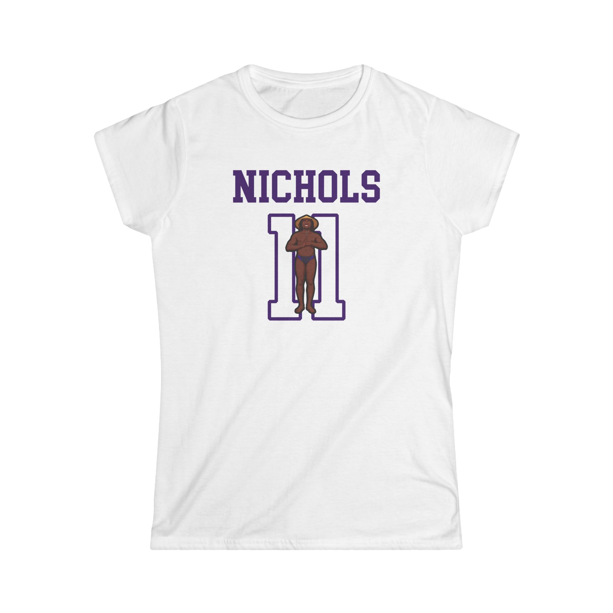 Women's Softstyle Tee — character_shirsey in White