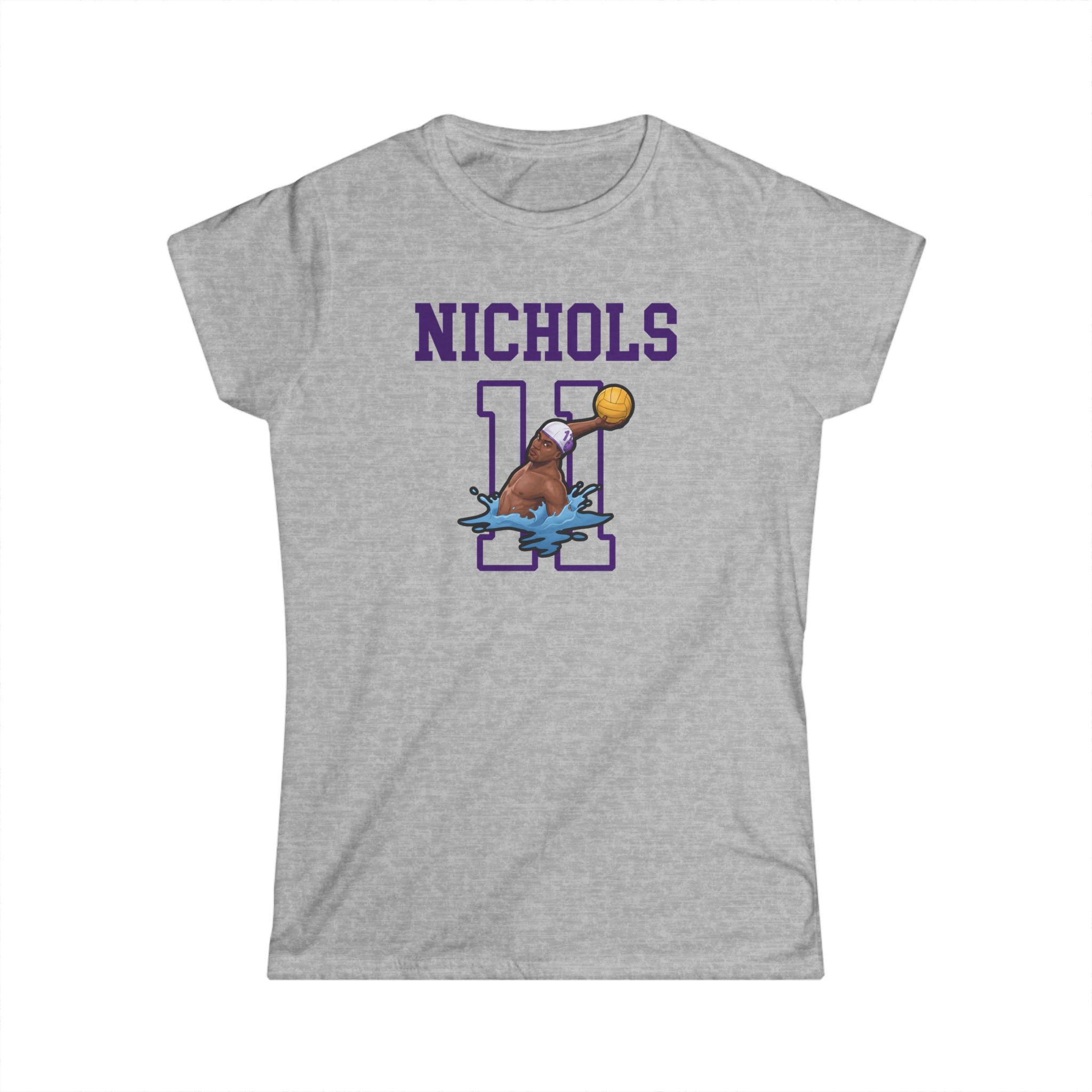 Women's Softstyle Tee — character_shirsey in Grey