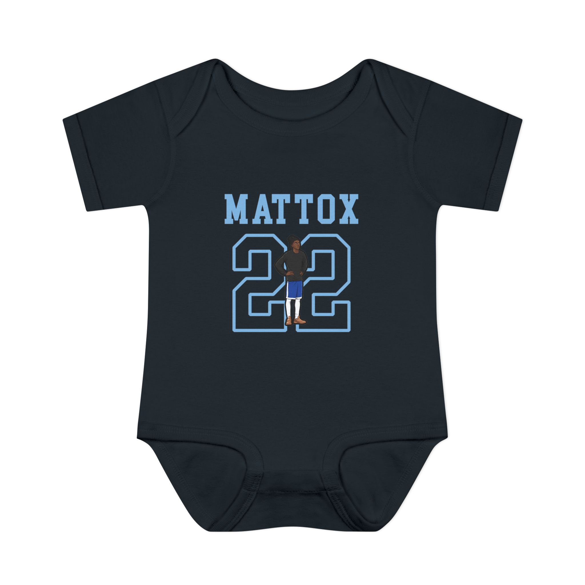 Baby Onesie — character_shirsey in Black