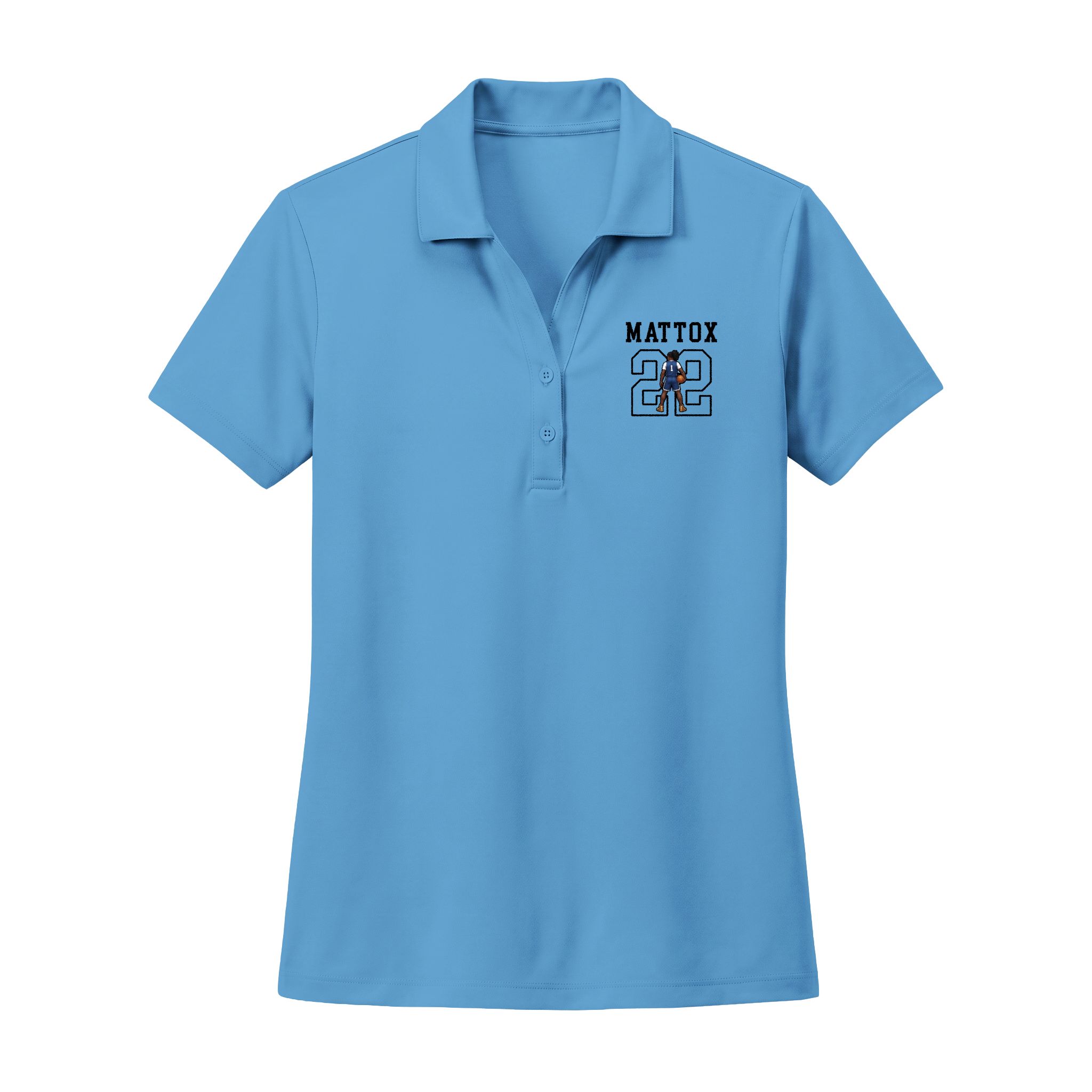 Women's Polo — character_shirsey in Blue