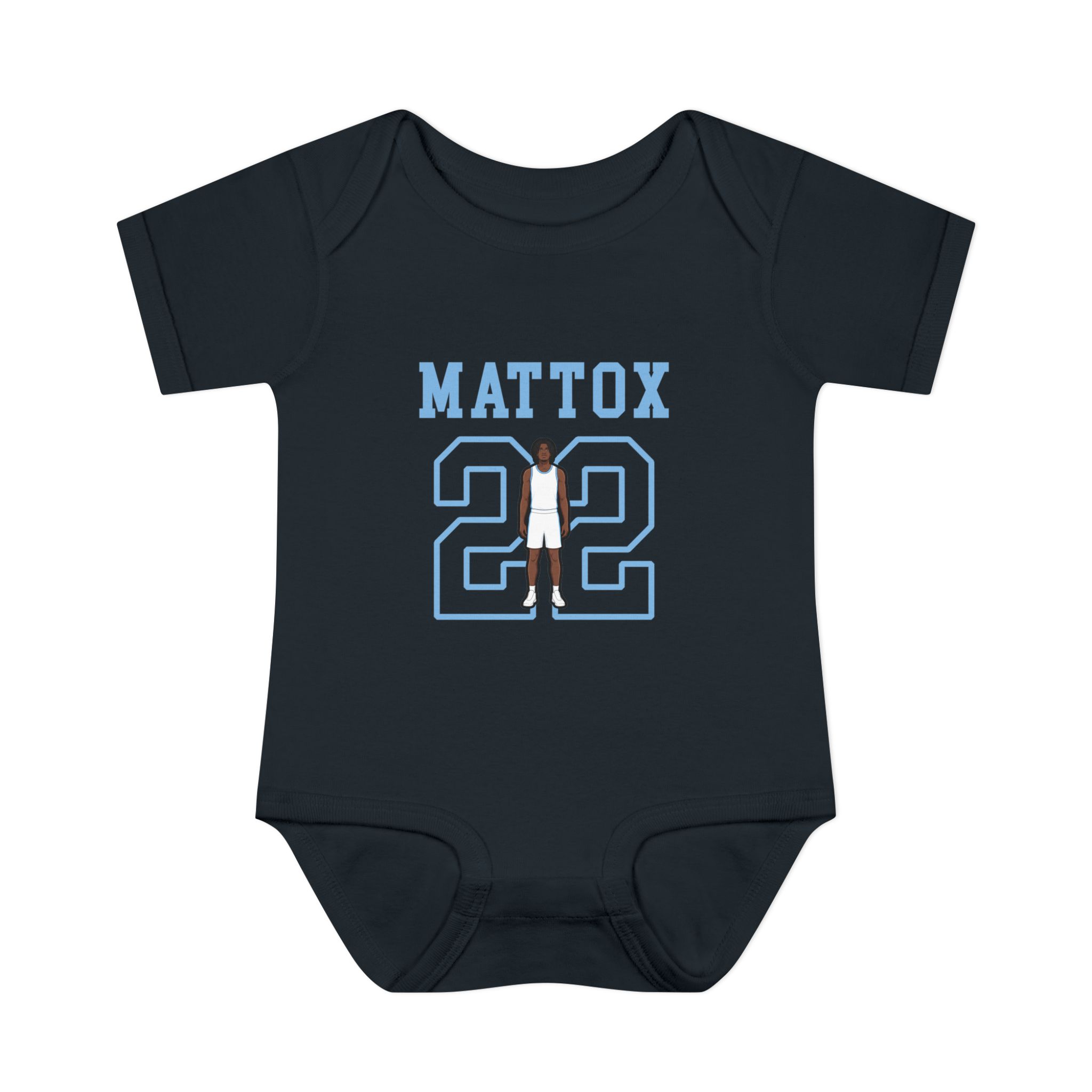 Baby Onesie — character_shirsey in Black