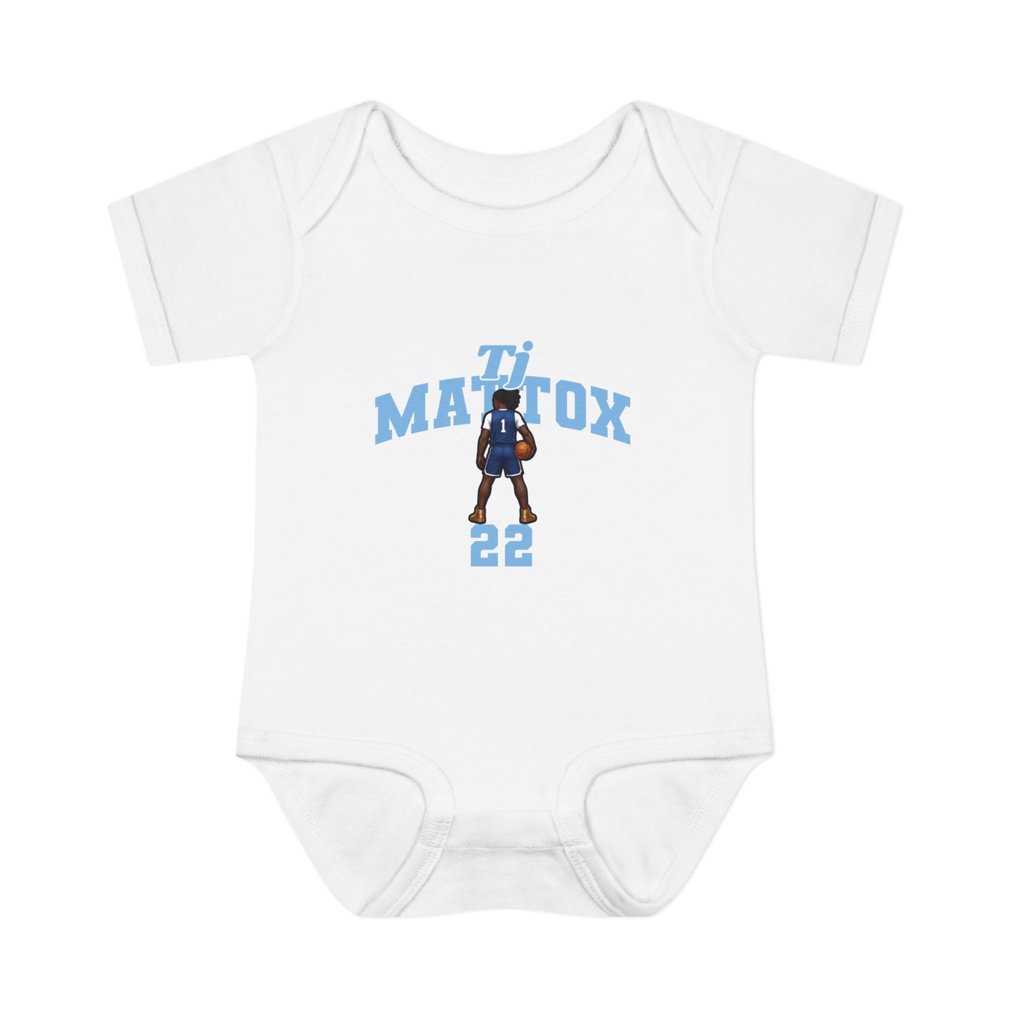 Baby Onesie — character_signature_arch in White