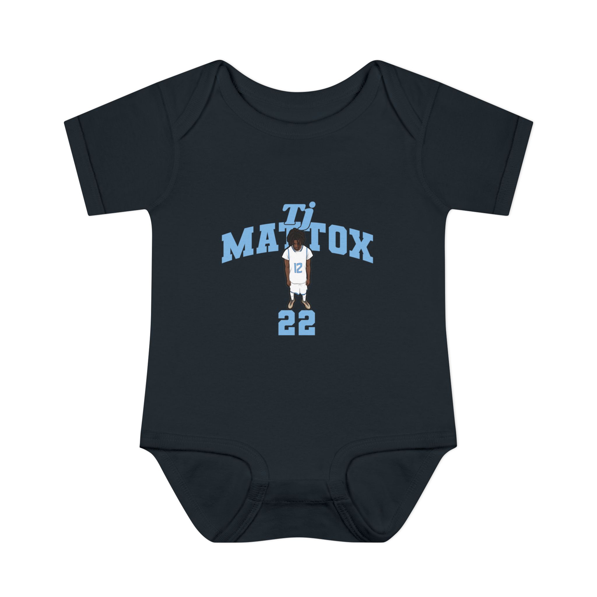 Baby Onesie — character_signature_arch in Black