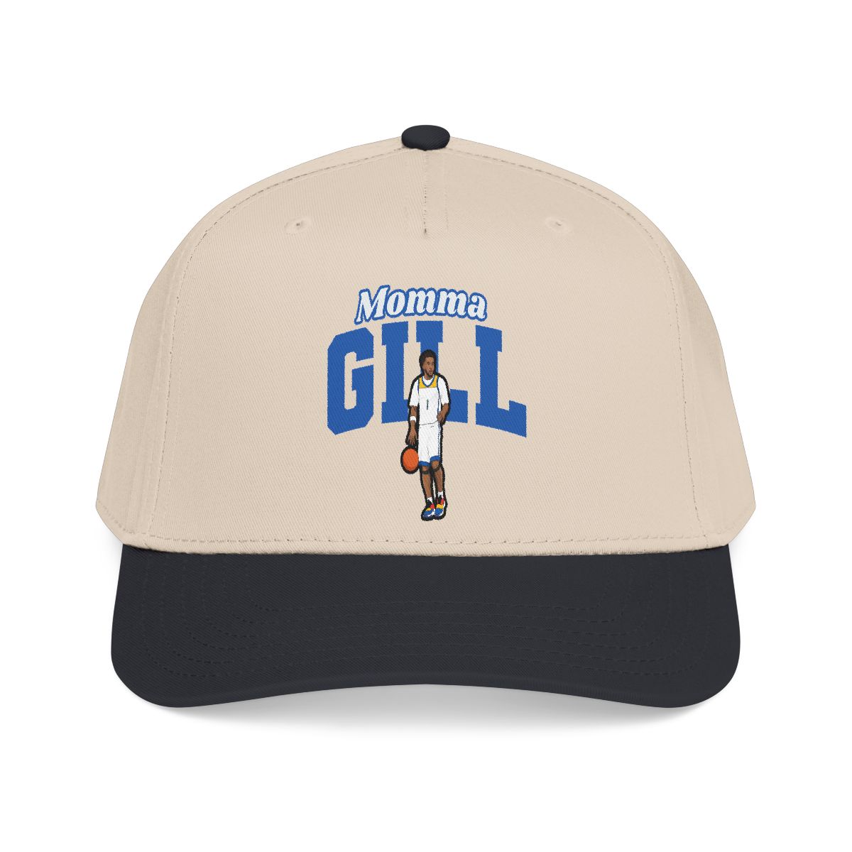 Baseball Cap — character_shirsey in Black / Natural