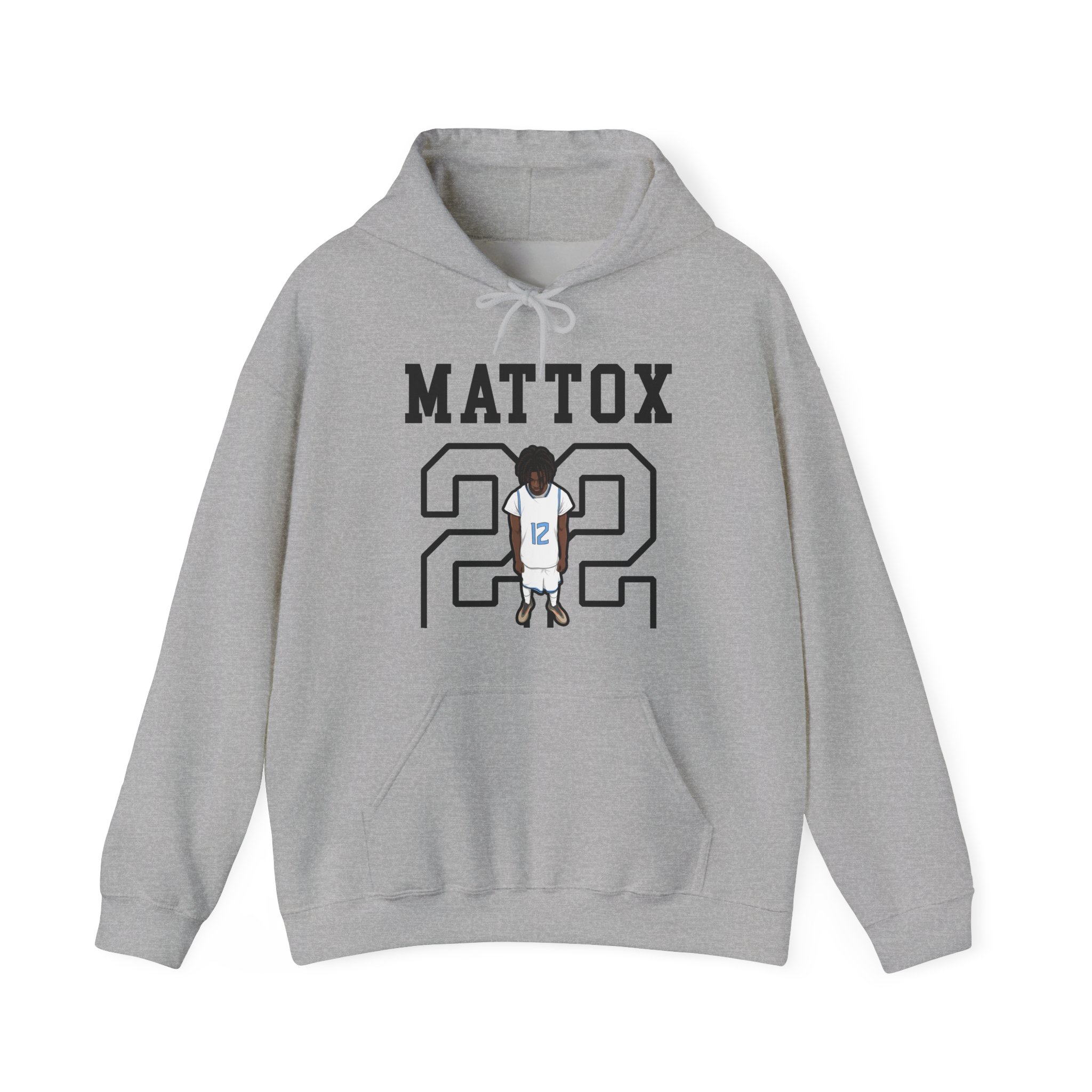 Hoodie — character_shirsey in Grey
