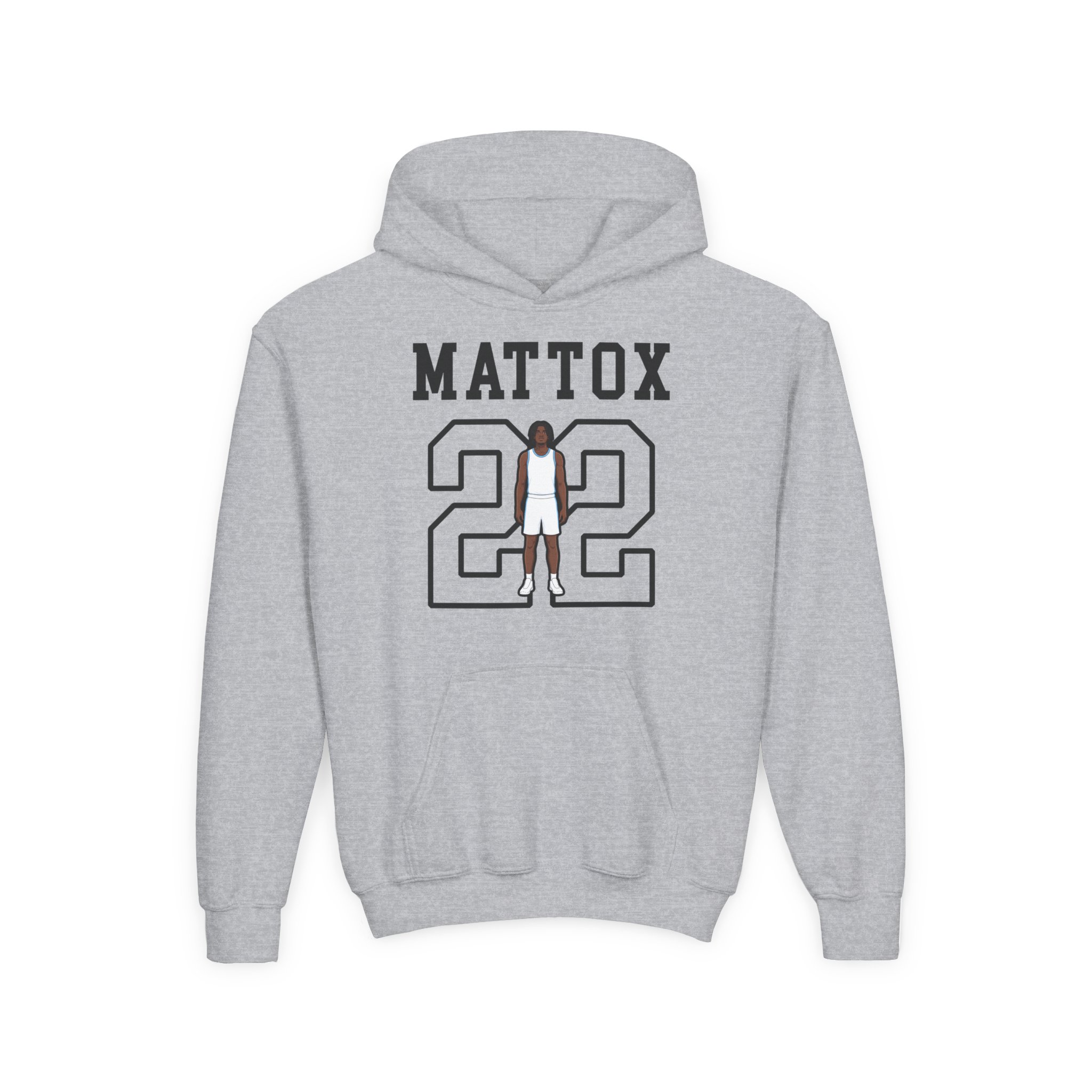 Youth Hoodie — character_shirsey in Grey