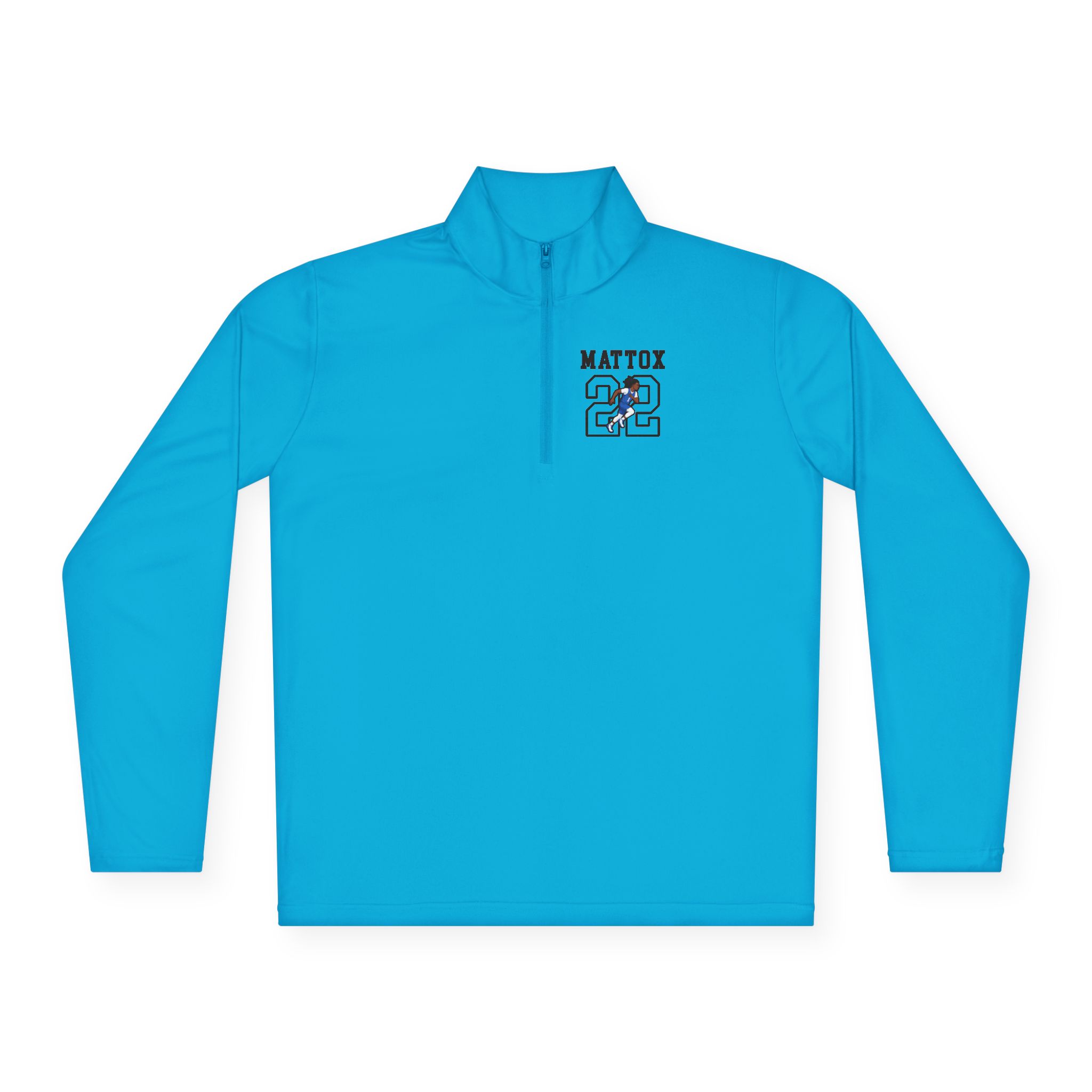 Q-Zip Pullover — character_shirsey in Blue