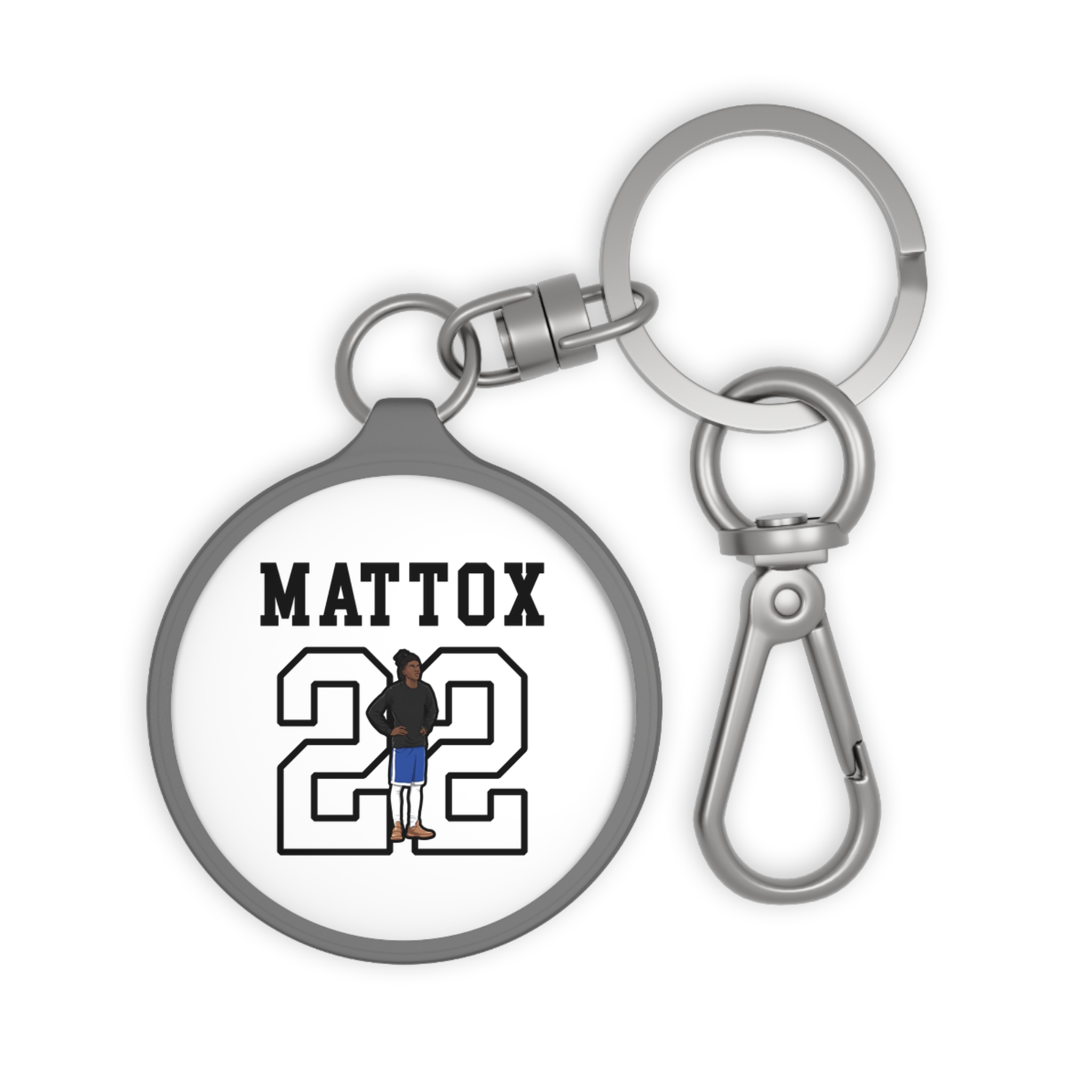 Keychain — character_shirsey in Grey