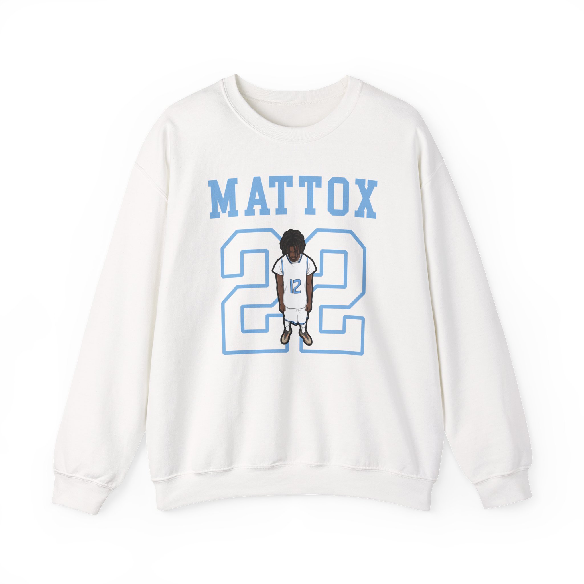 Crewneck Sweatshirt — character_shirsey in White