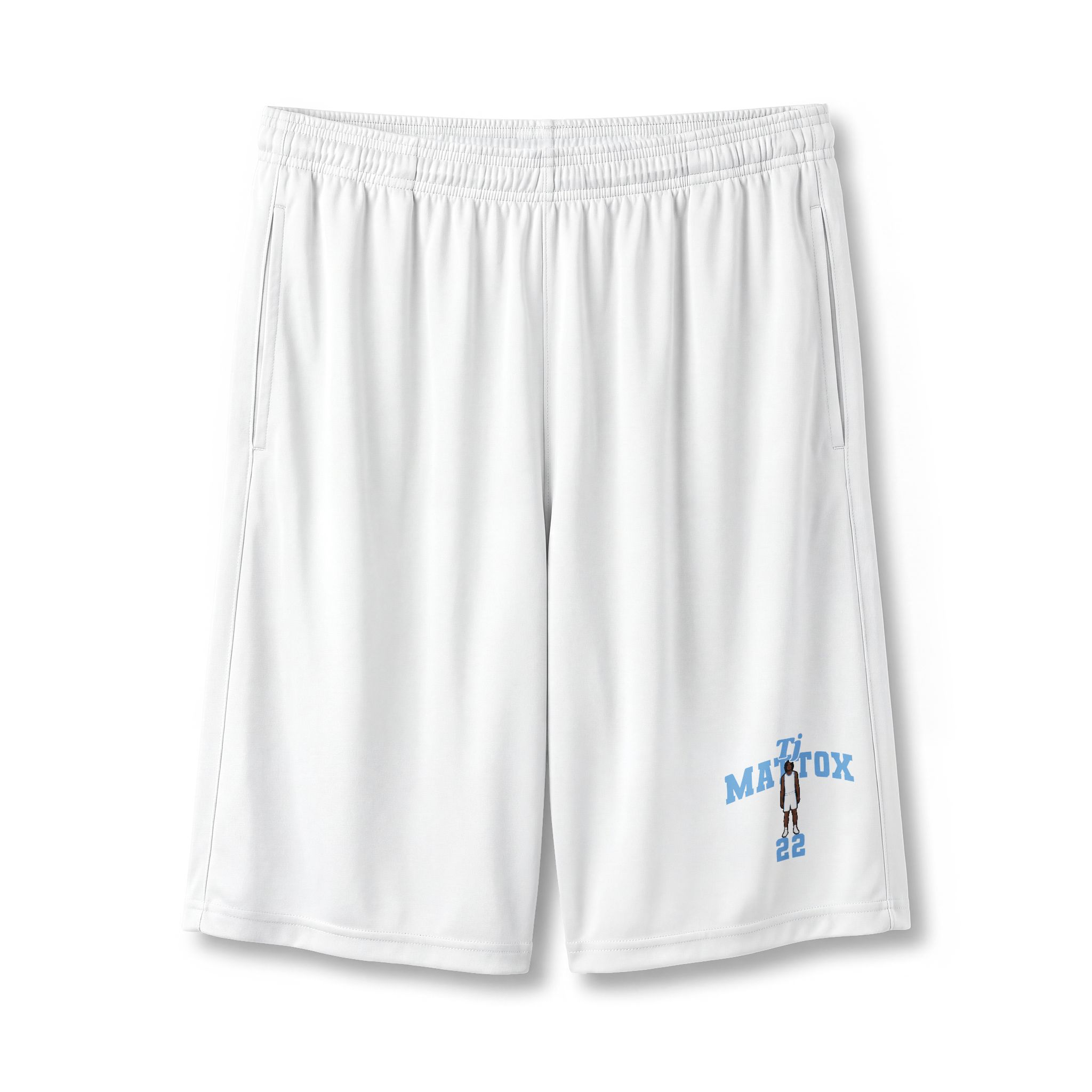 Shorts — character_signature_arch in White
