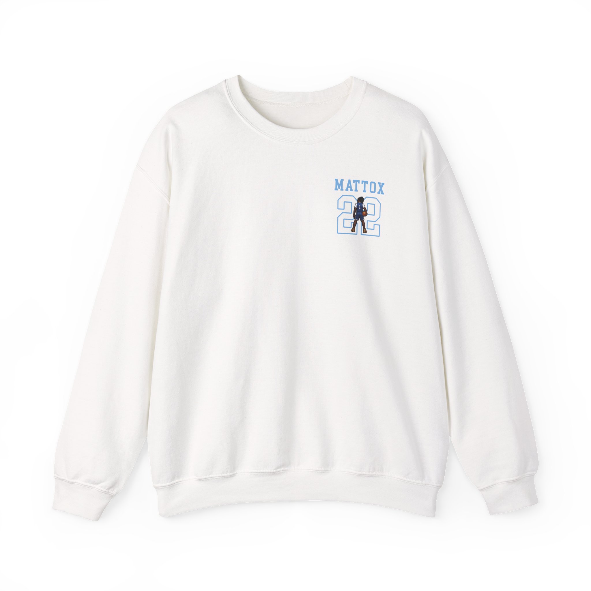 Crewneck Sweatshirt — character_shirsey in White