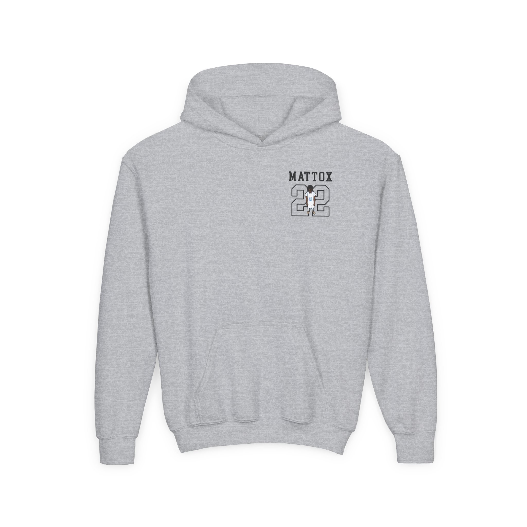 Youth Hoodie — character_shirsey in Grey