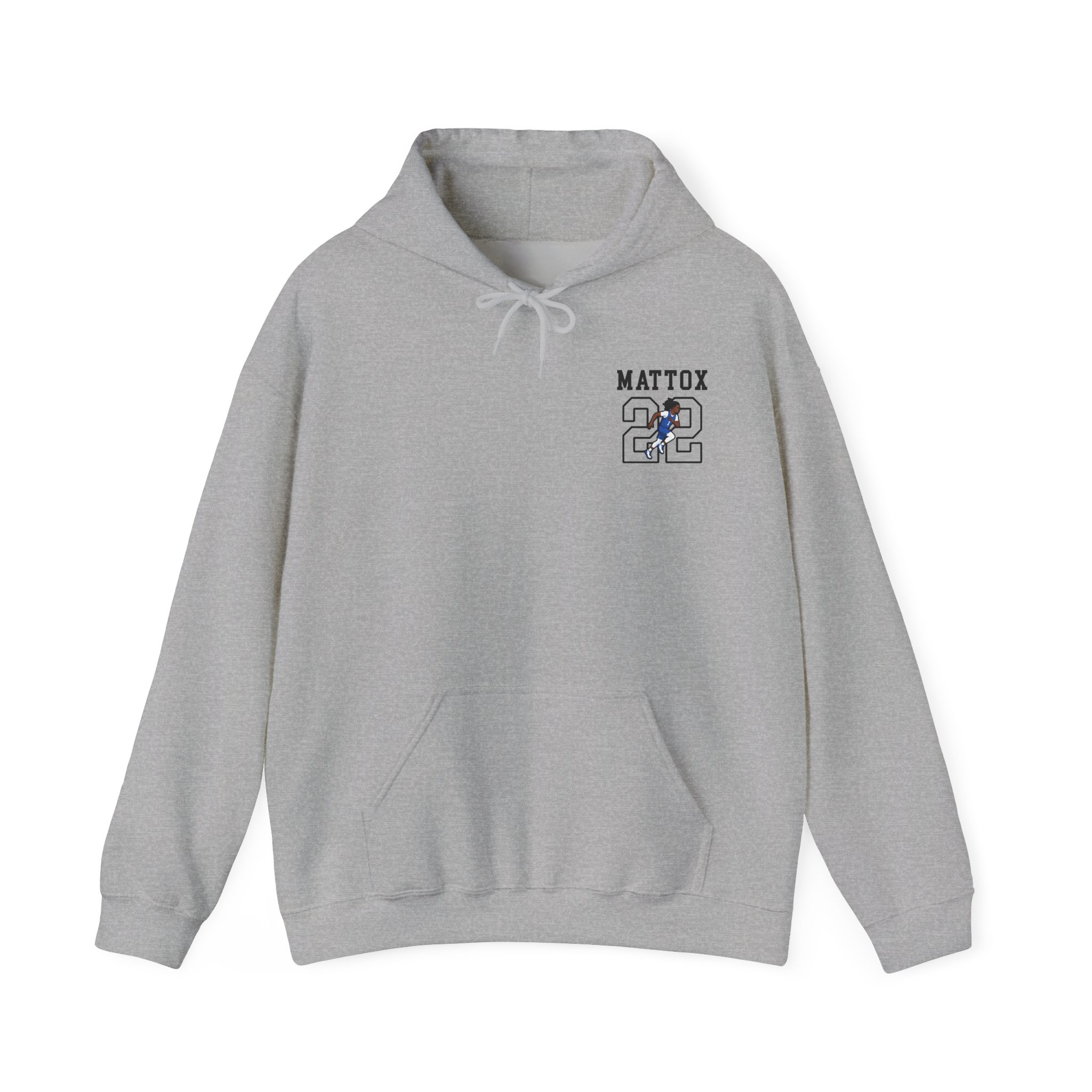 Hoodie — character_shirsey in Grey